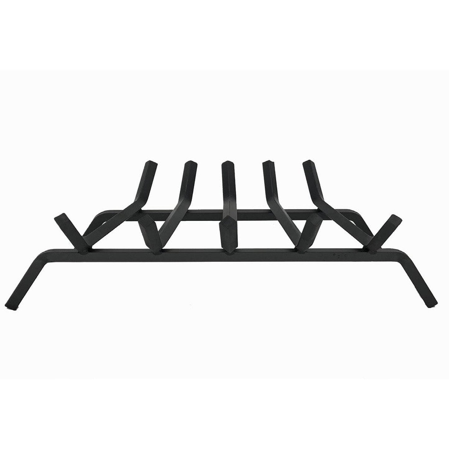 Dagan Industries 23" x 5/8" Square Black Steel 5-Bar Fireplace Grate