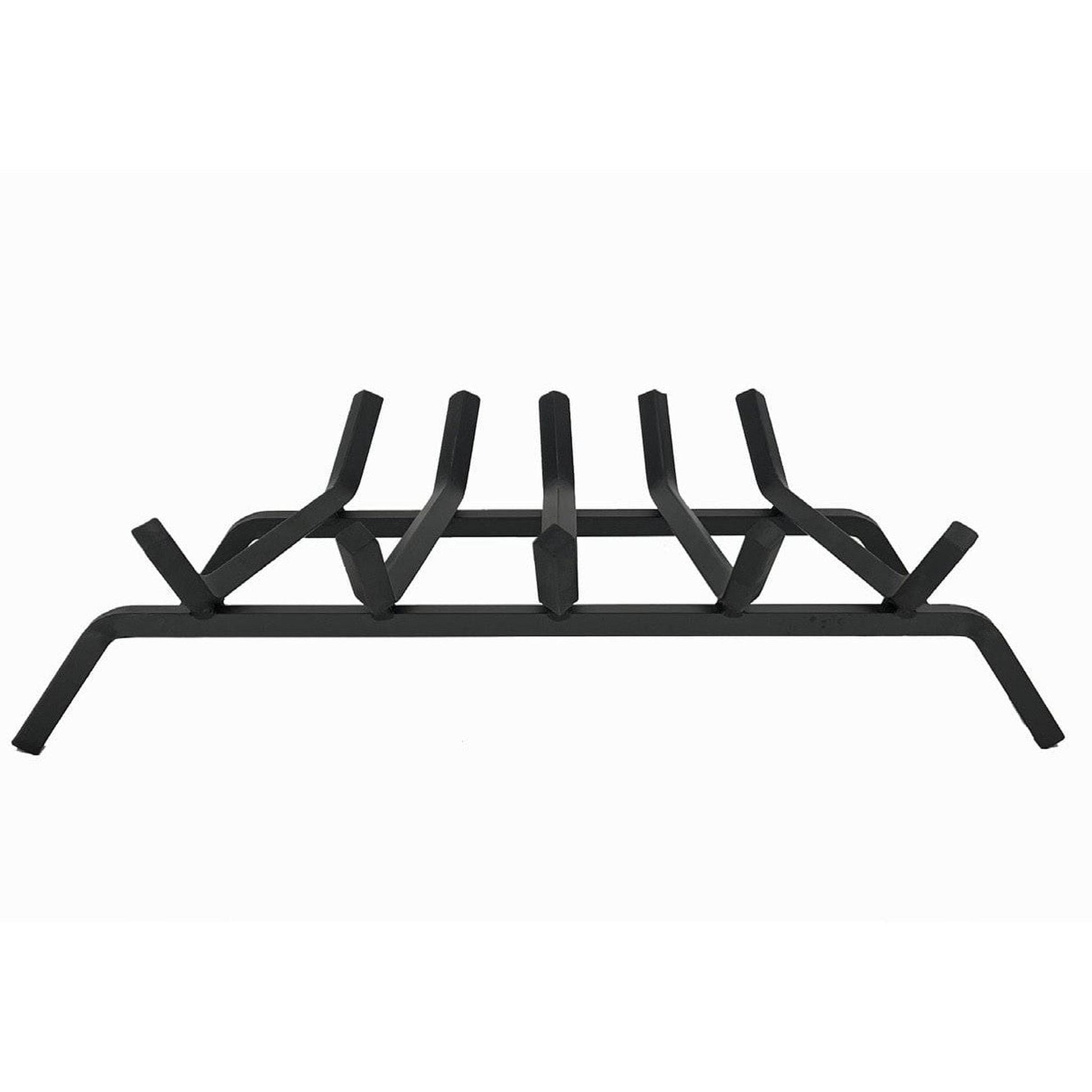 Dagan Industries 23" x 5/8" Square Black Steel 5-Bar Fireplace Grate