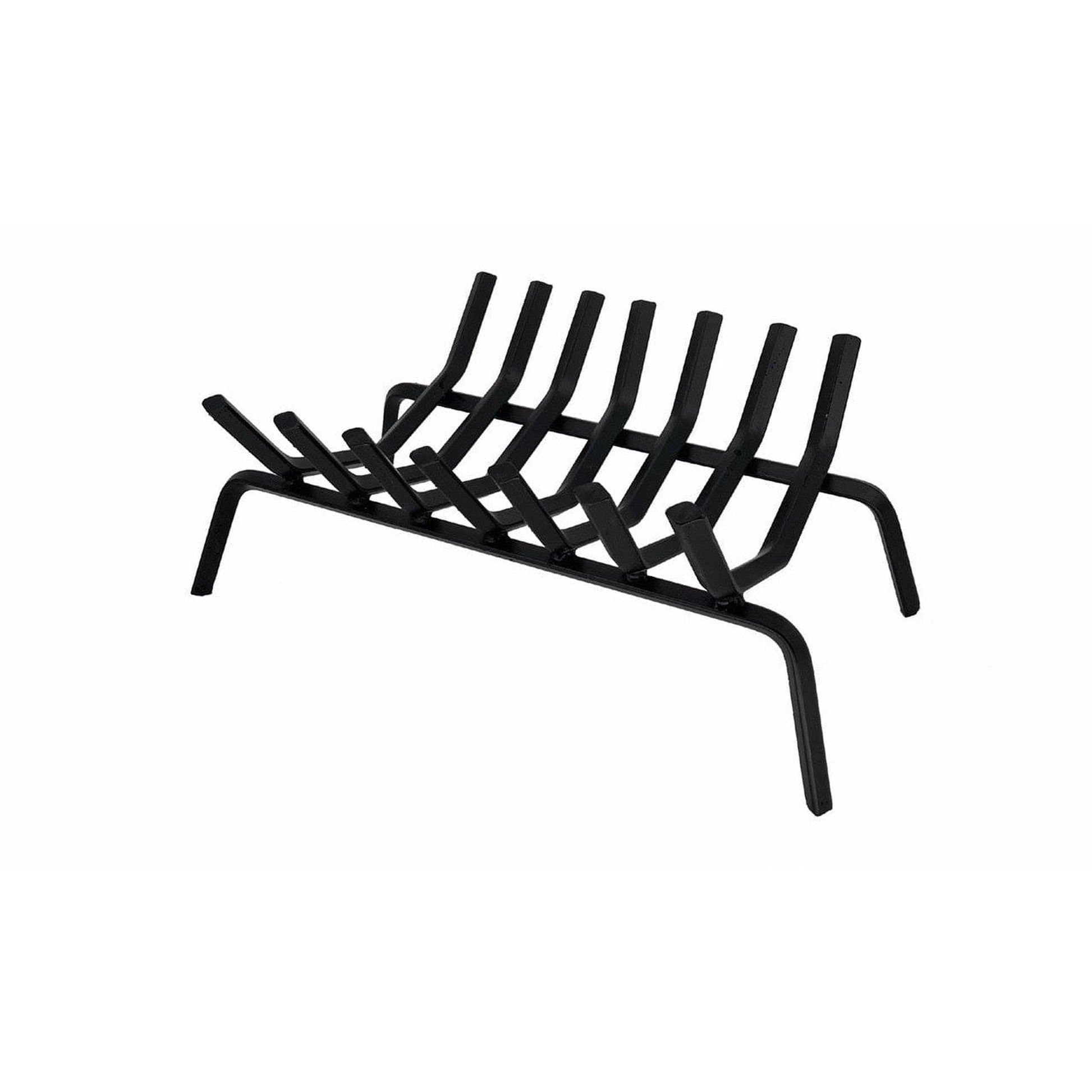 Dagan Industries 24" Black Steel Rectangle Style 7-Bars Fireplace Grate