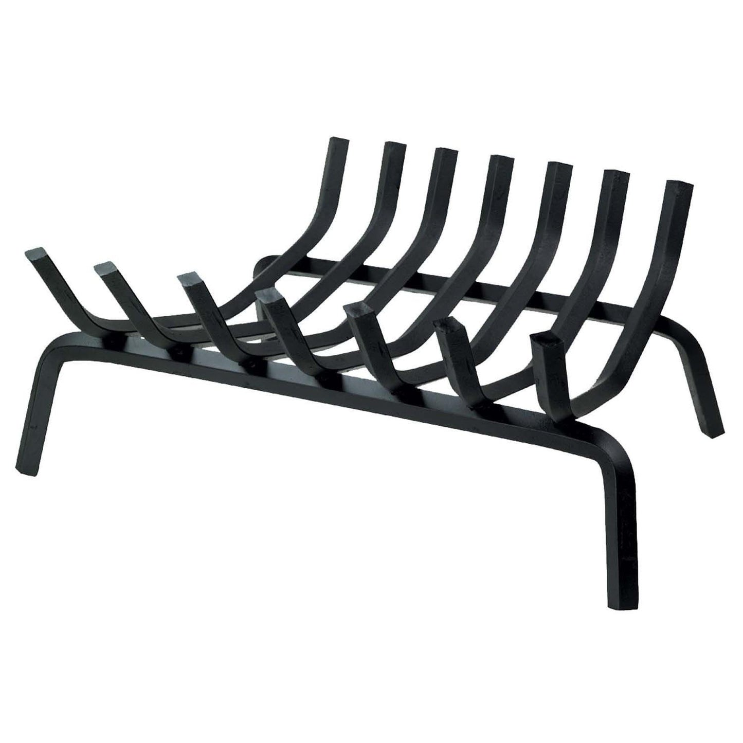 Dagan Industries 24" Black Steel Tapered Style 7-Bars Fireplace Grate