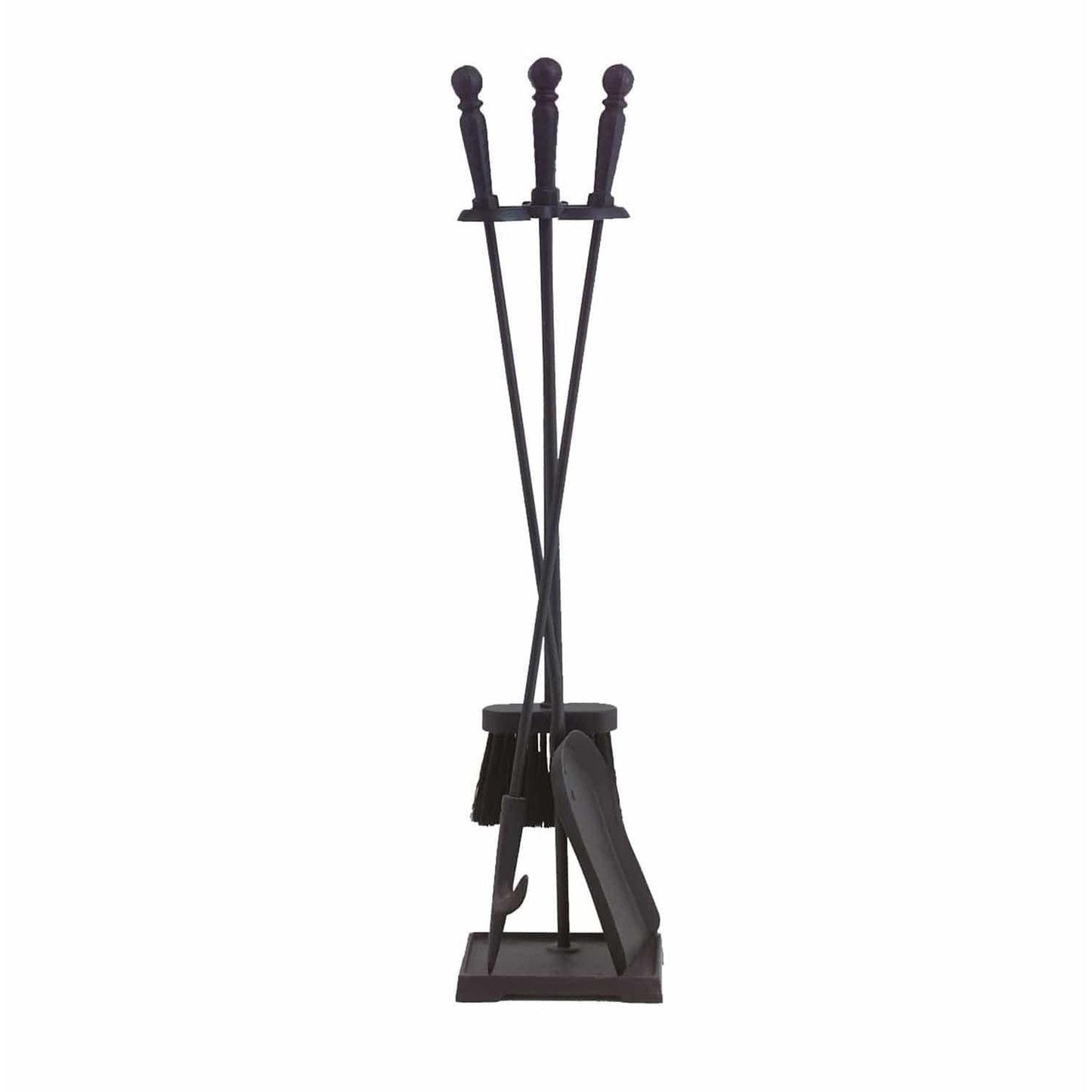 Dagan Industries 27" Black 4-Piece Fireset