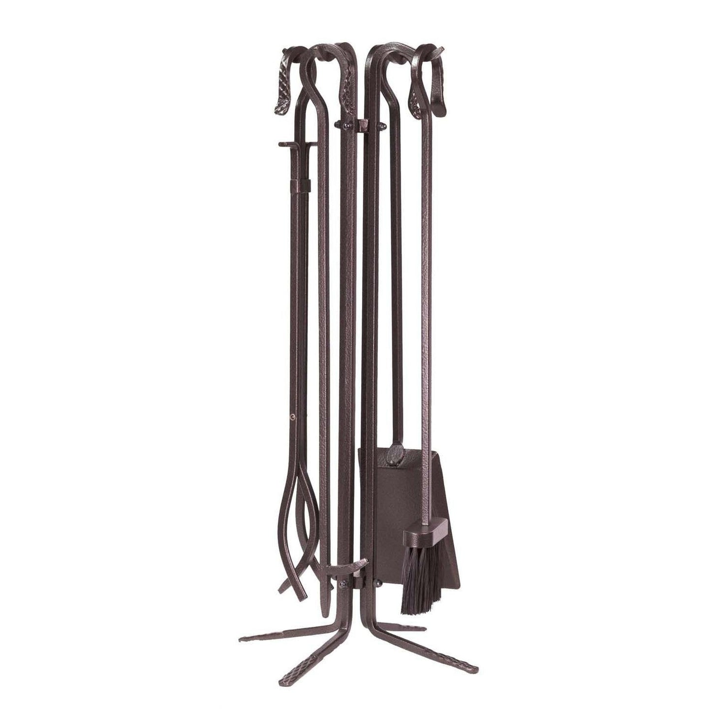 Dagan Industries 28" Bronze Wrought Iron 5-Piece Fireset