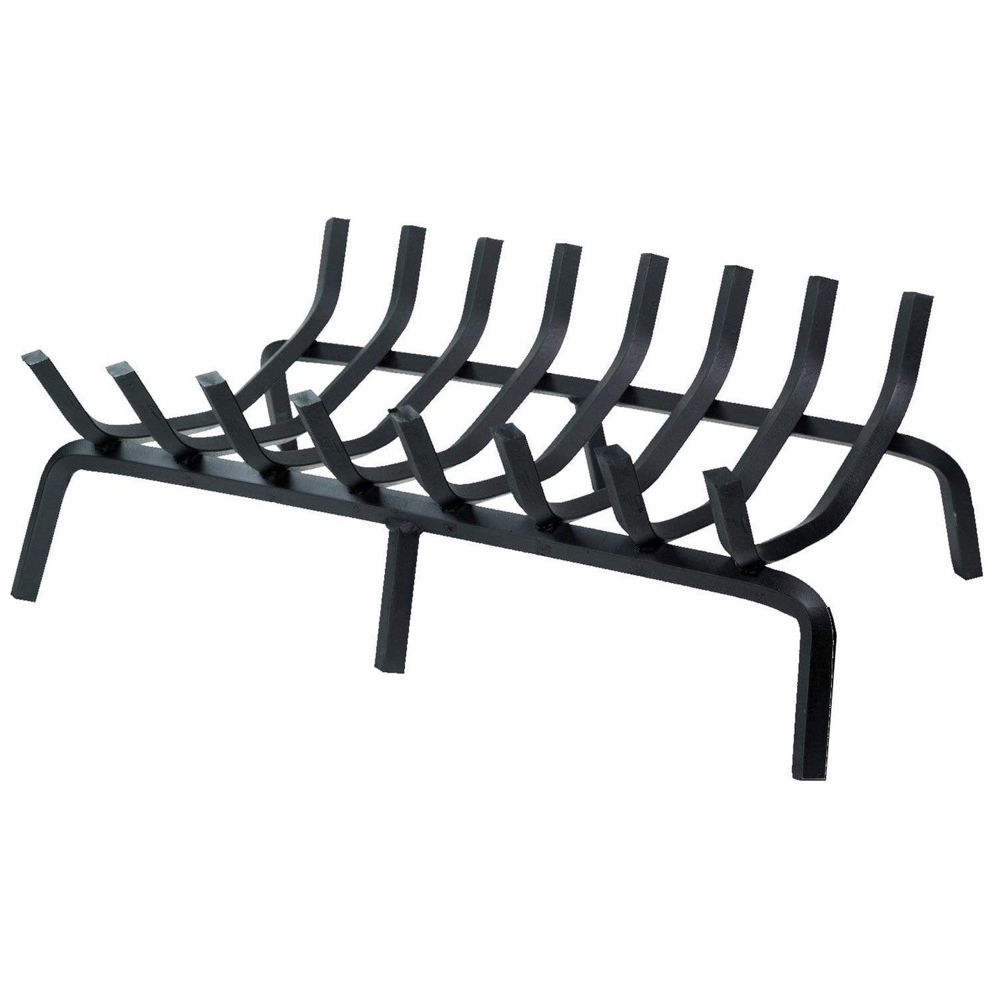 Dagan Industries 29" Black Steel Rectangle Style 8-Bars Fireplace Grate