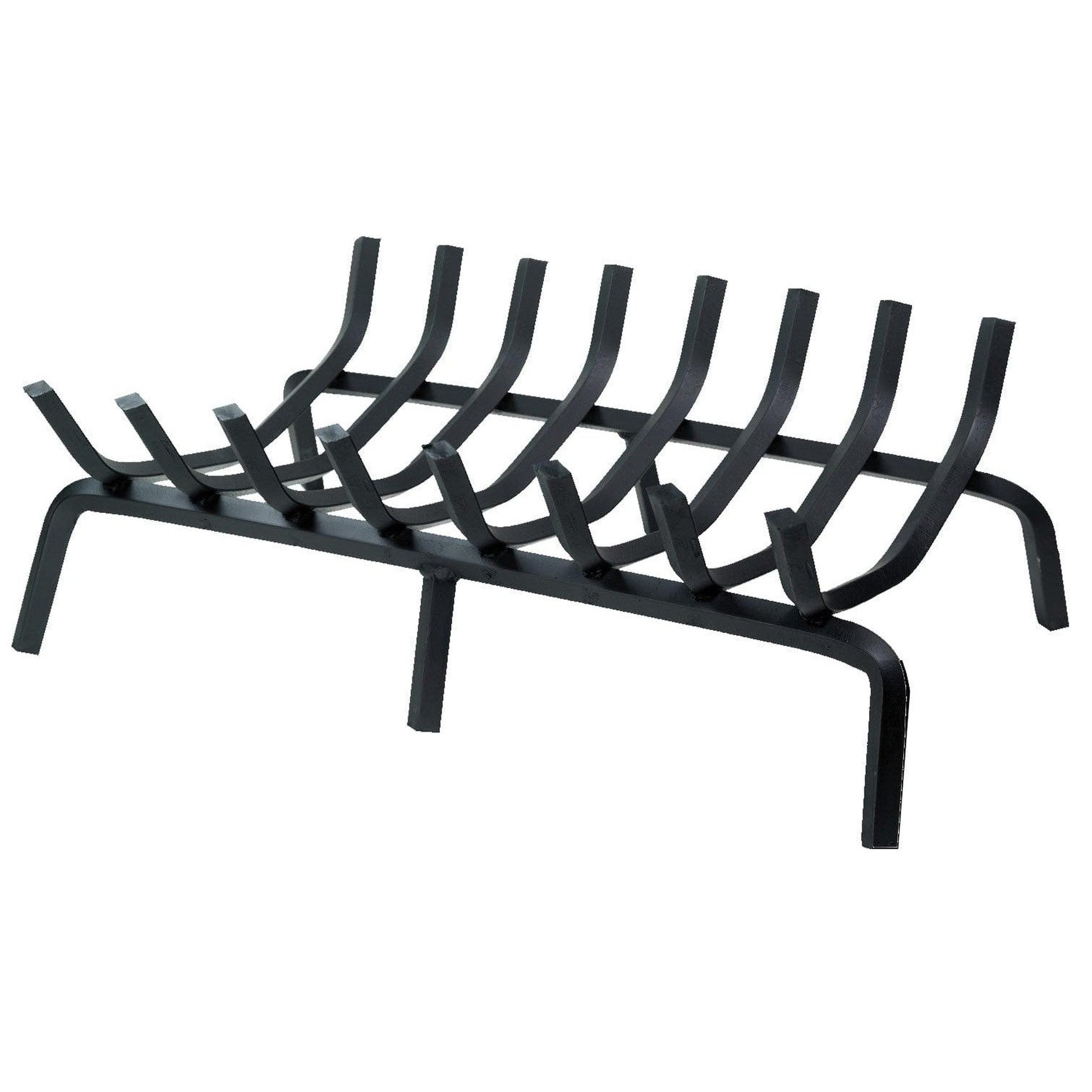 Dagan Industries 29" Black Steel Rectangle Style 8-Bars Fireplace Grate