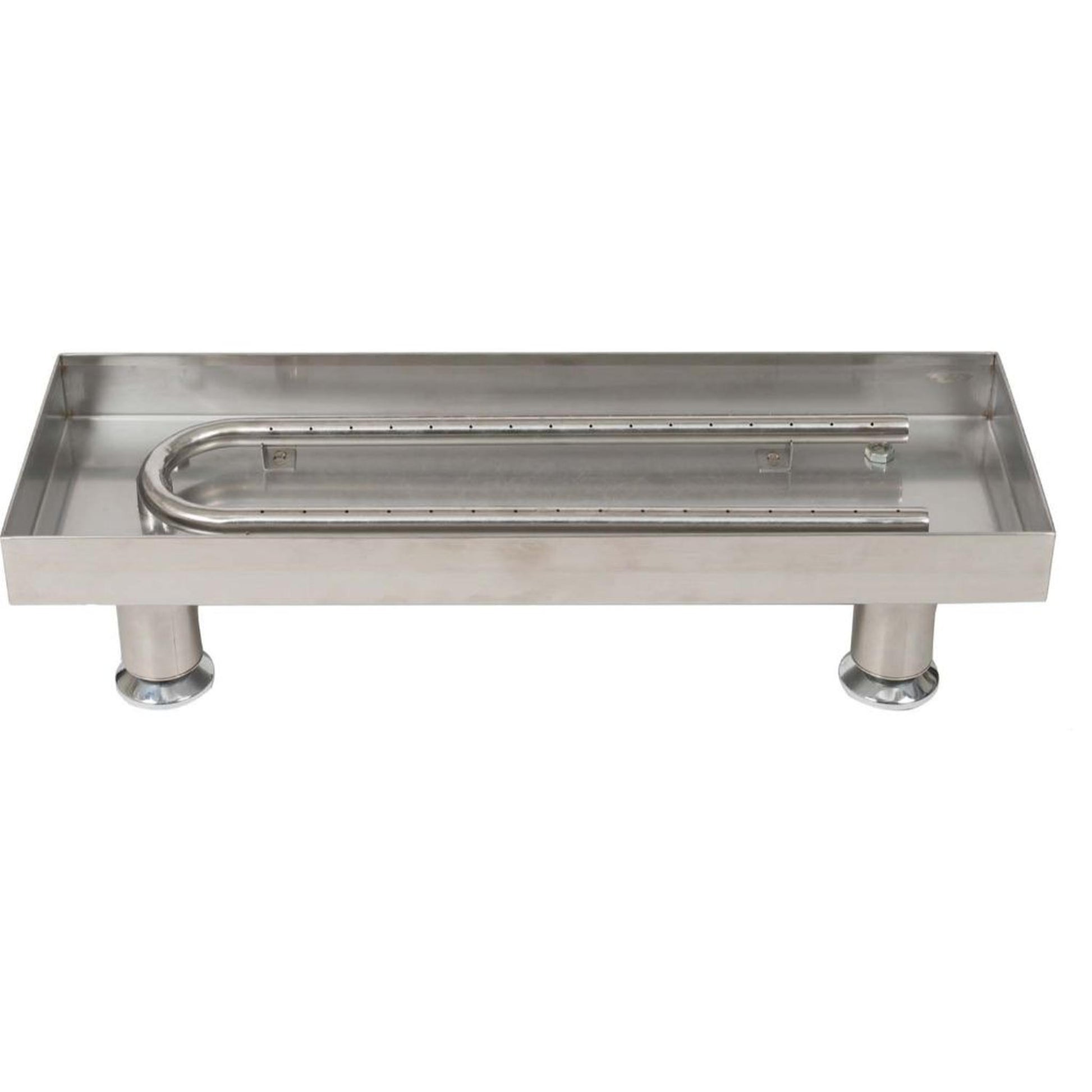 Dagan Industries 30" Stainless Steel Burner Pan With U-Burner