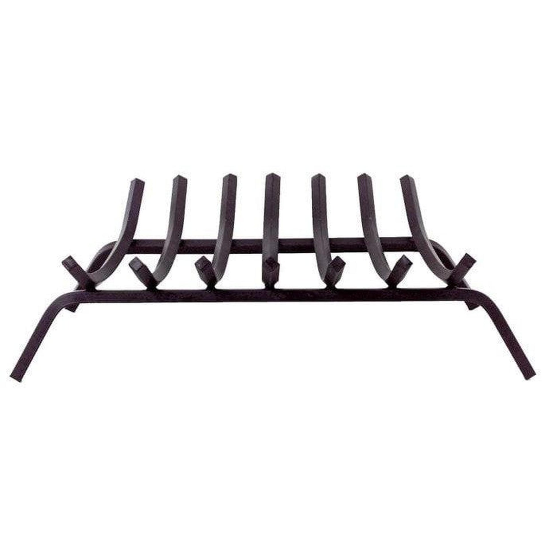 Dagan Industries 30" x 3/4" Square Black Steel 7-Bar Fireplace Grate