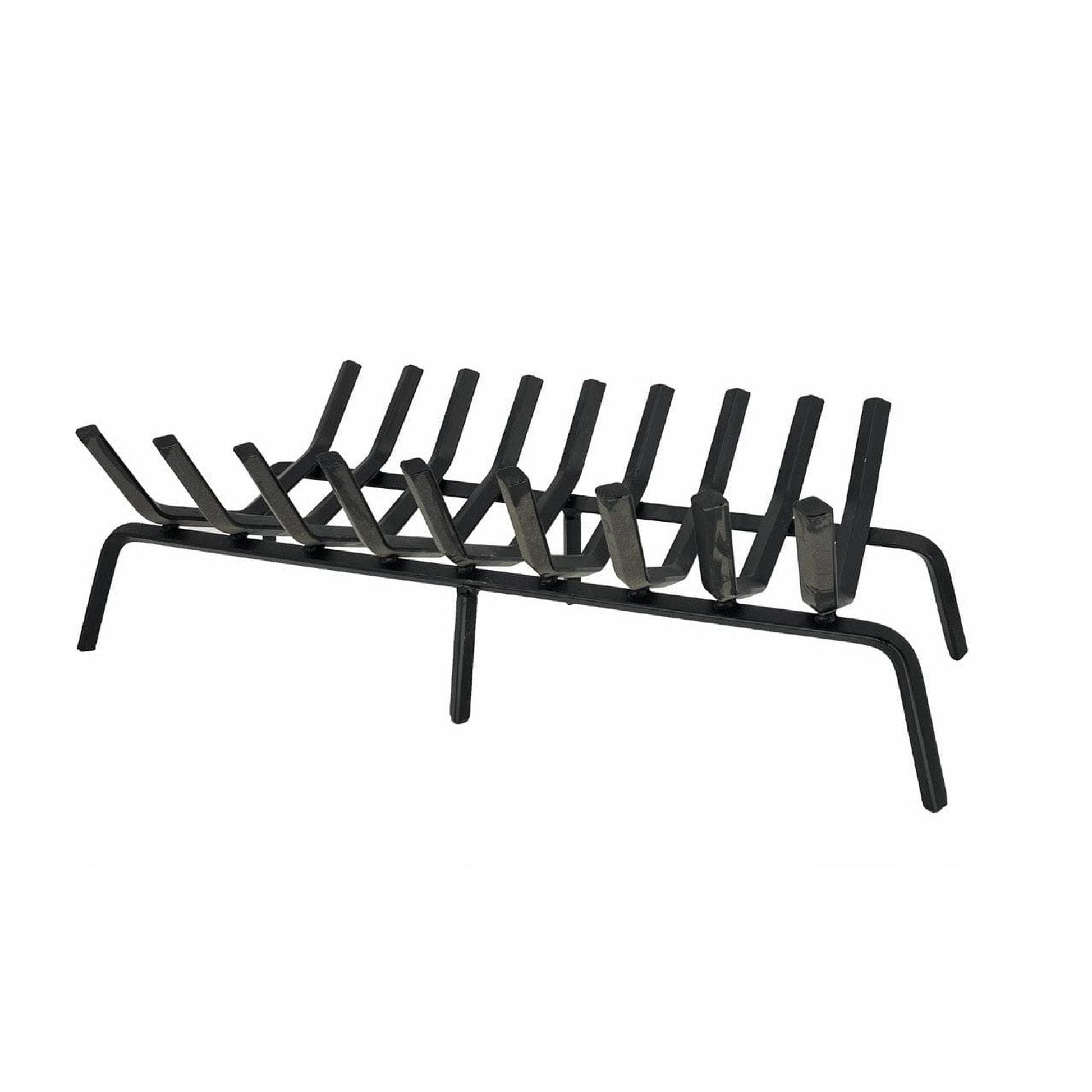 Dagan Industries 32" Black Steel Rectangle Style 9-Bars Fireplace Grate