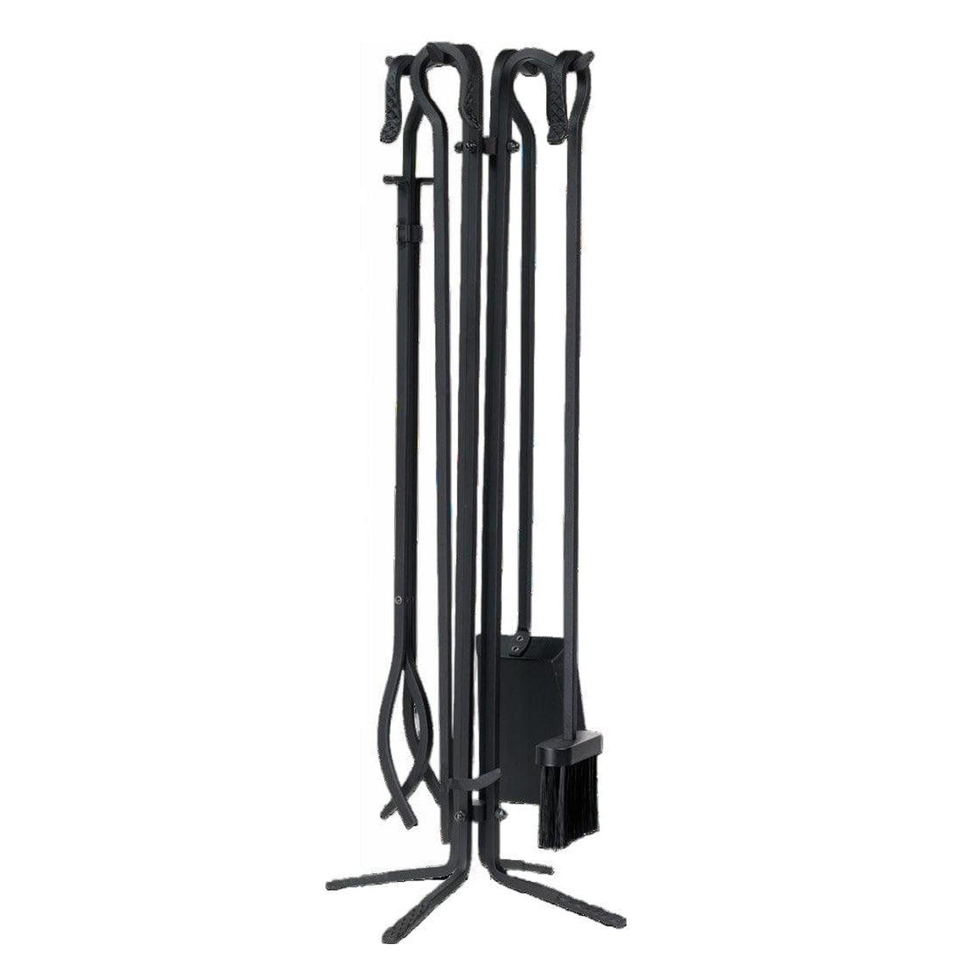Dagan Industries 32" Black Wrought Iron 5-Piece Fireset (5816)
