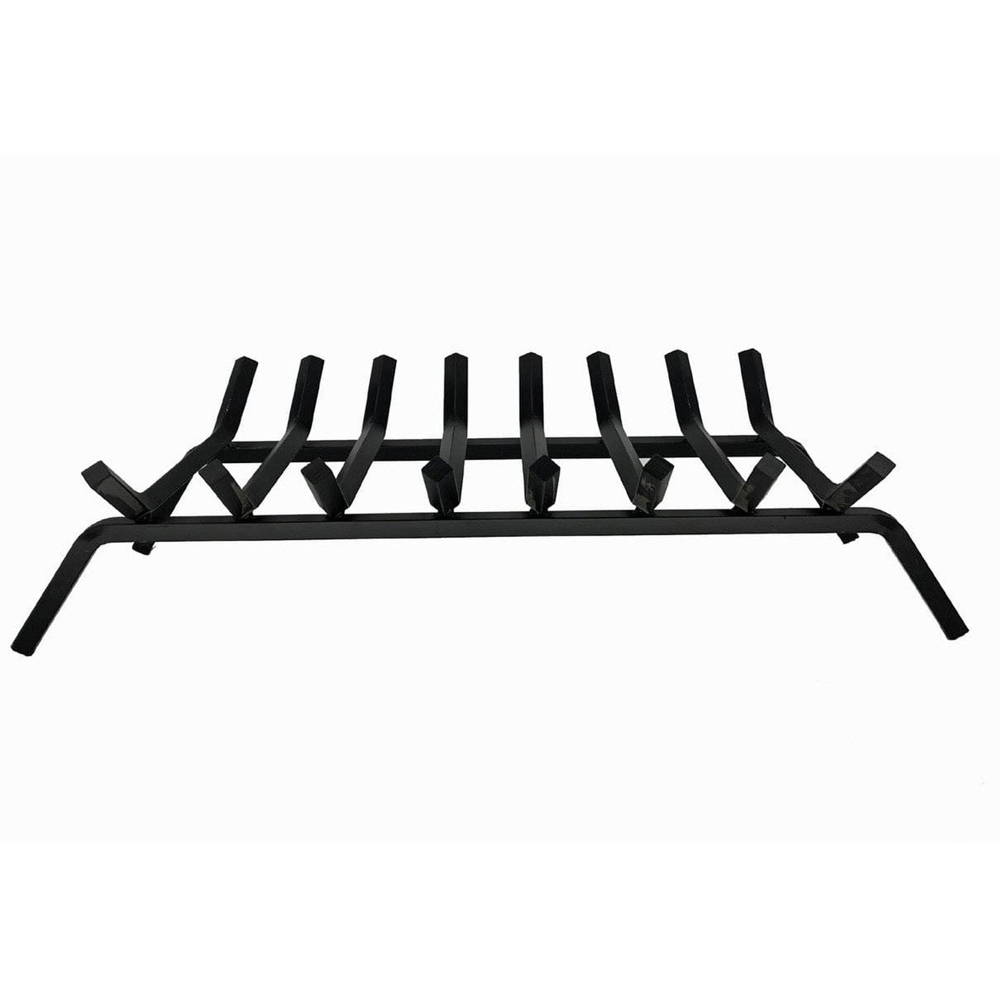 Dagan Industries 33" x 3/4" Square Black Steel 8-Bar Fireplace Grate