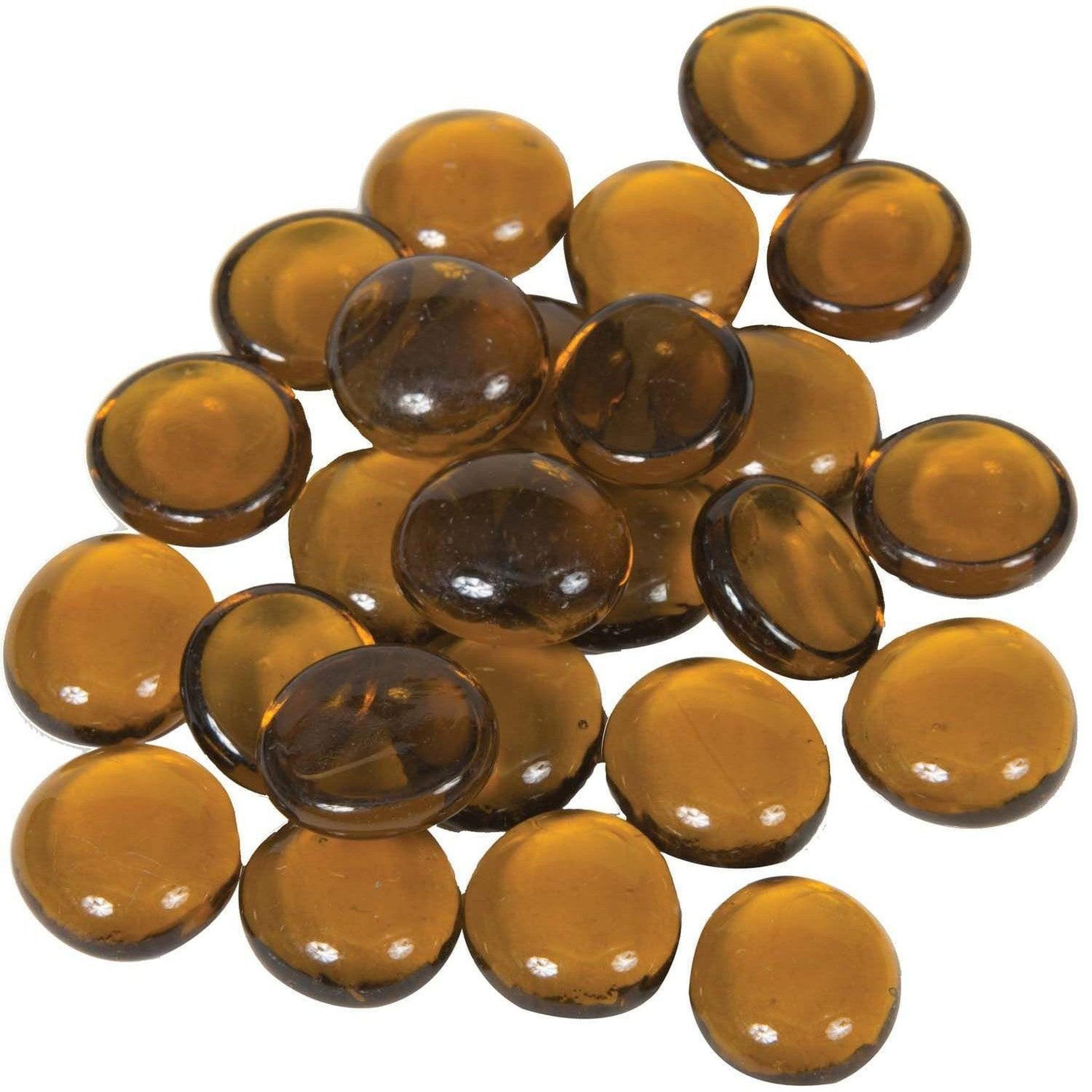 Dagan Industries 3/4" Amber Iridescent Fire Beads (10 lbs)