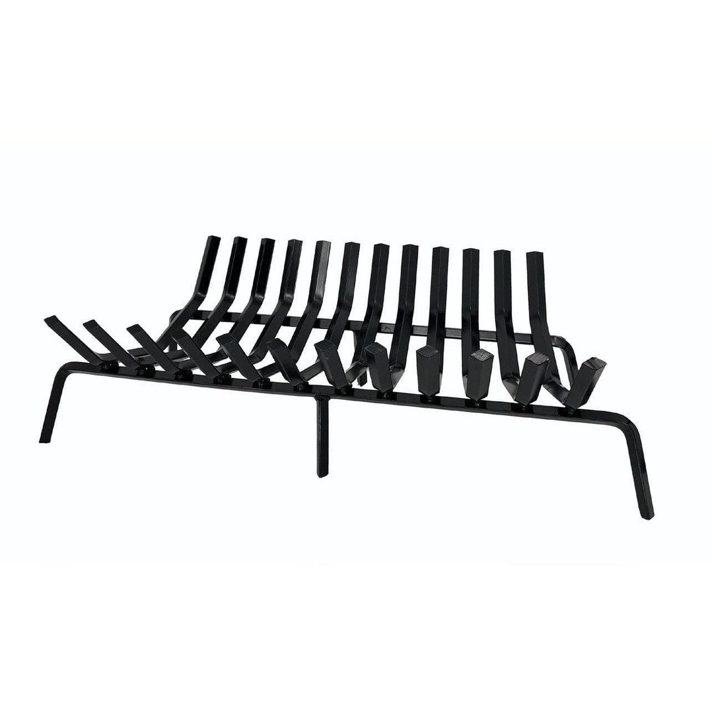 Dagan Industries 36" Black Steel Tapered Style 12-Bars Fireplace Grate