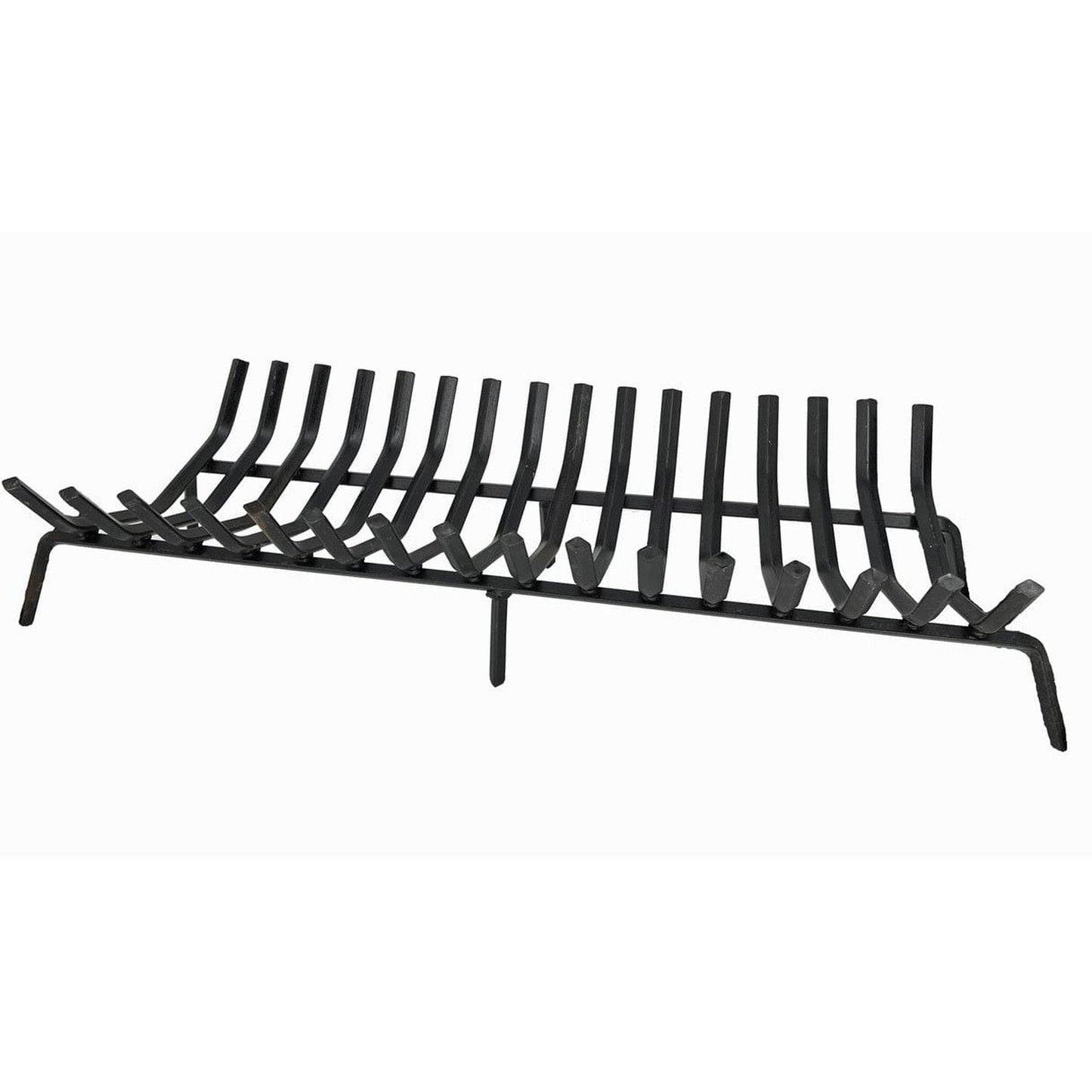 Dagan Industries 48" Black Steel Tapered Style 16-Bars Fireplace Grate