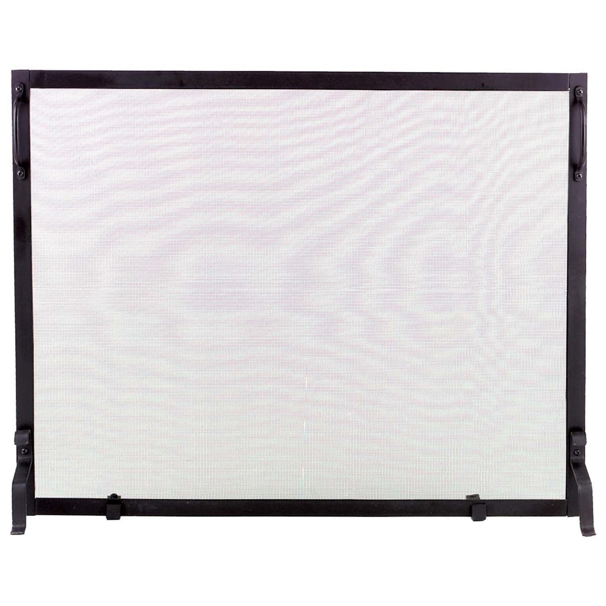 Dagan Industries 50" x 36" Black Wrought Iron Panel Screen