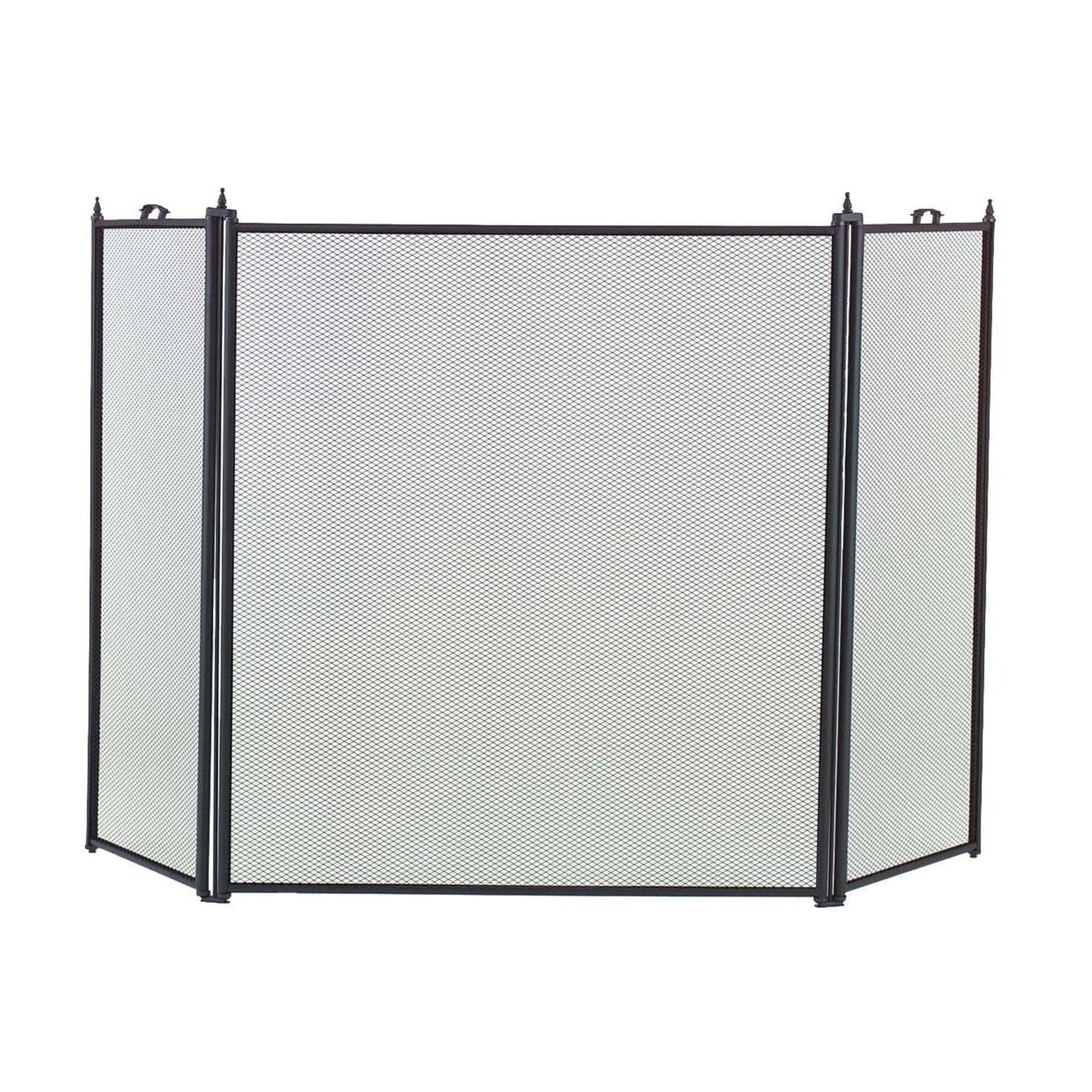 Dagan Industries 52" x 29" Black Three Fold Panel Screen
