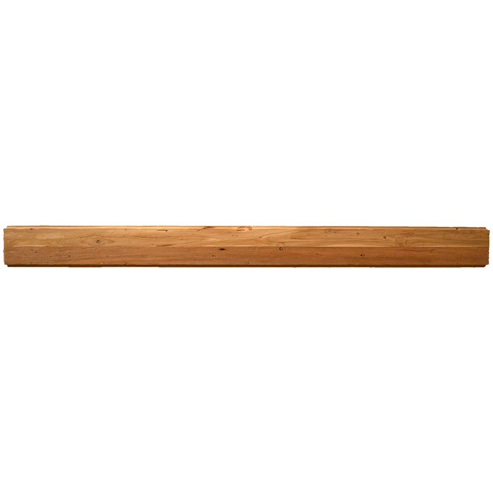 Dagan Industries 70" Sanded Teak Mantel Shelf