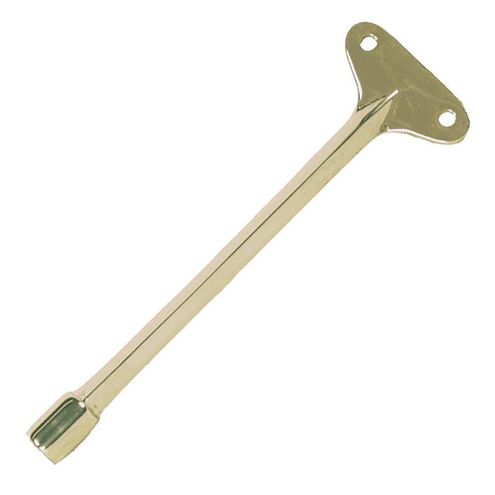 Dagan Industries 8" Brass Gas Valve Key for 1/4" Socket