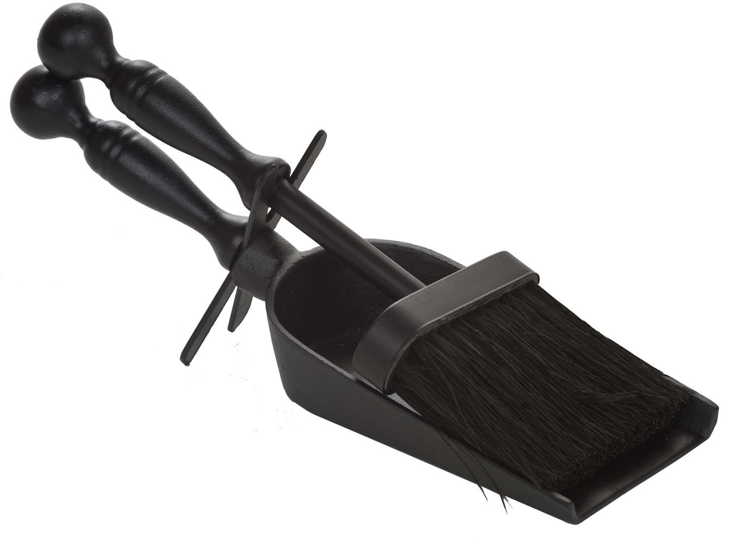 Dagan Industries Black Steel Ash Brush and Shovel