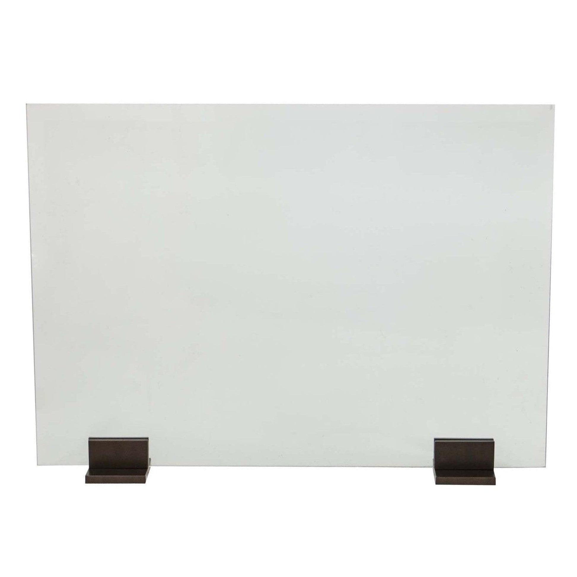 Dagan Industries Bronze Finish Pair of Glass Screen Bases
