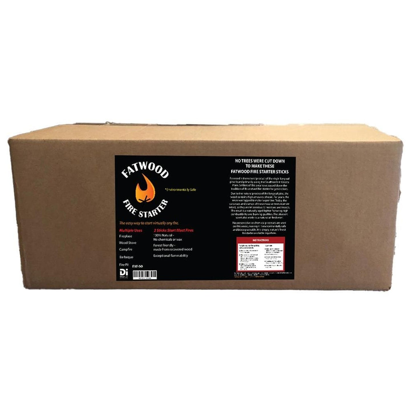 Dagan Industries Fatwood Fire Starter in a Box (50 lbs)