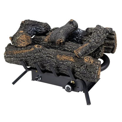Design Specialties 24" Dual Fuel Southern Oak 30,000 BTU Vent Free Gas Log Set