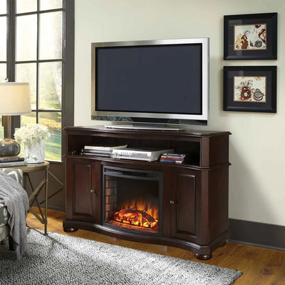 Design Specialties Merrill 54" Merlot Electric Media Fireplace