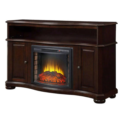 Design Specialties Merrill 54" Merlot Electric Media Fireplace