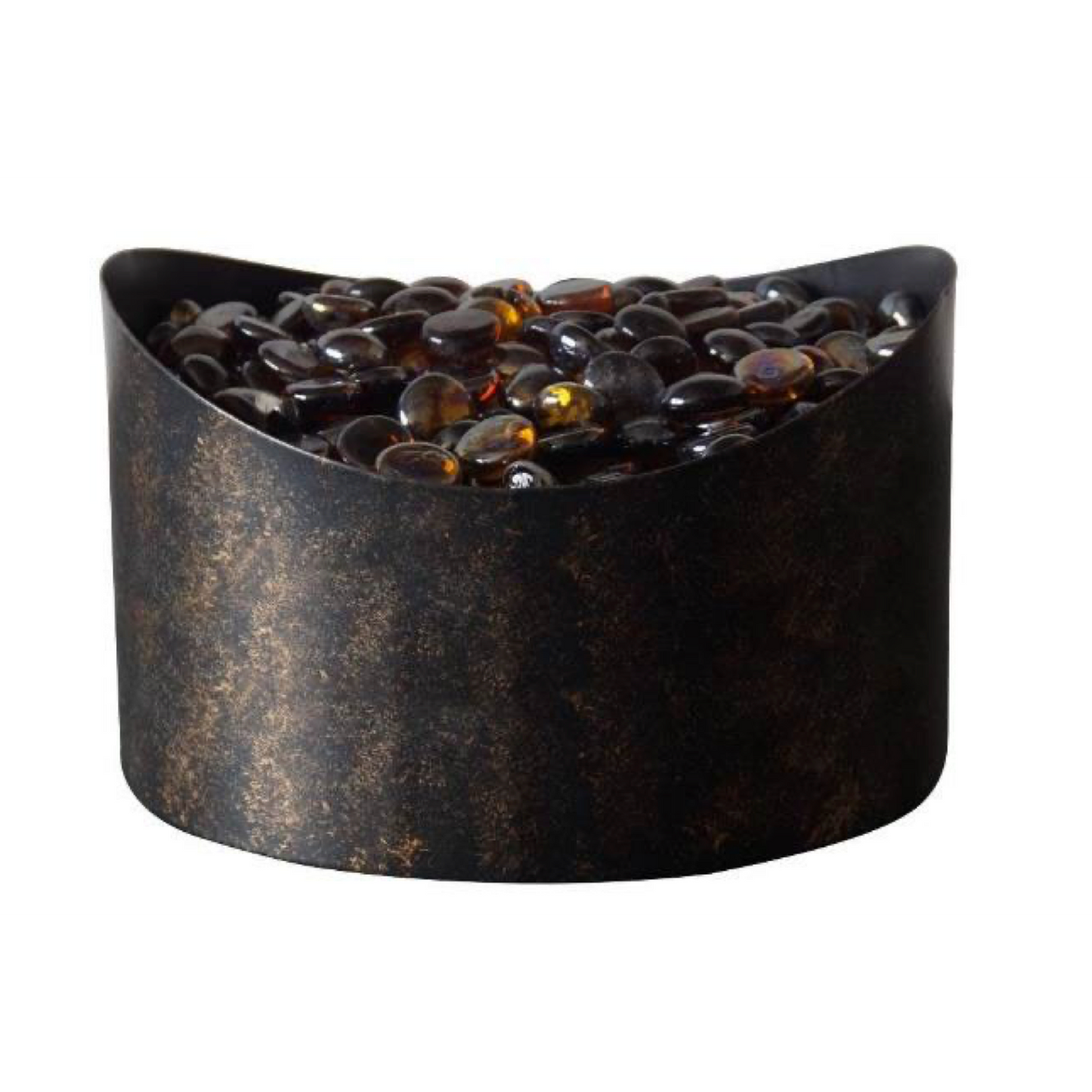 Design Specialties Roxburytm 10" Umbrella Hole Liquid Propane Firebowl