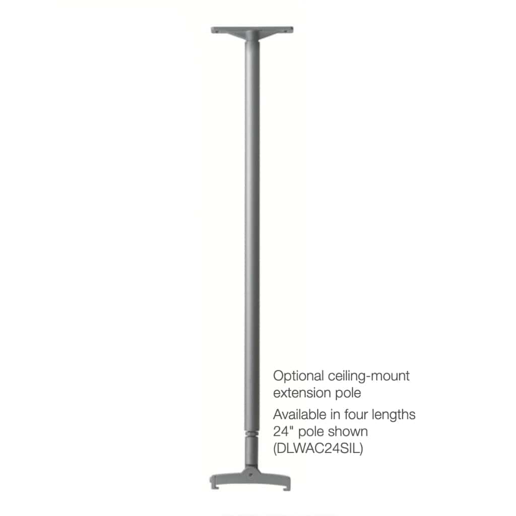 Dimplex Silver Extension Mounting Pole Kit for DLW Series