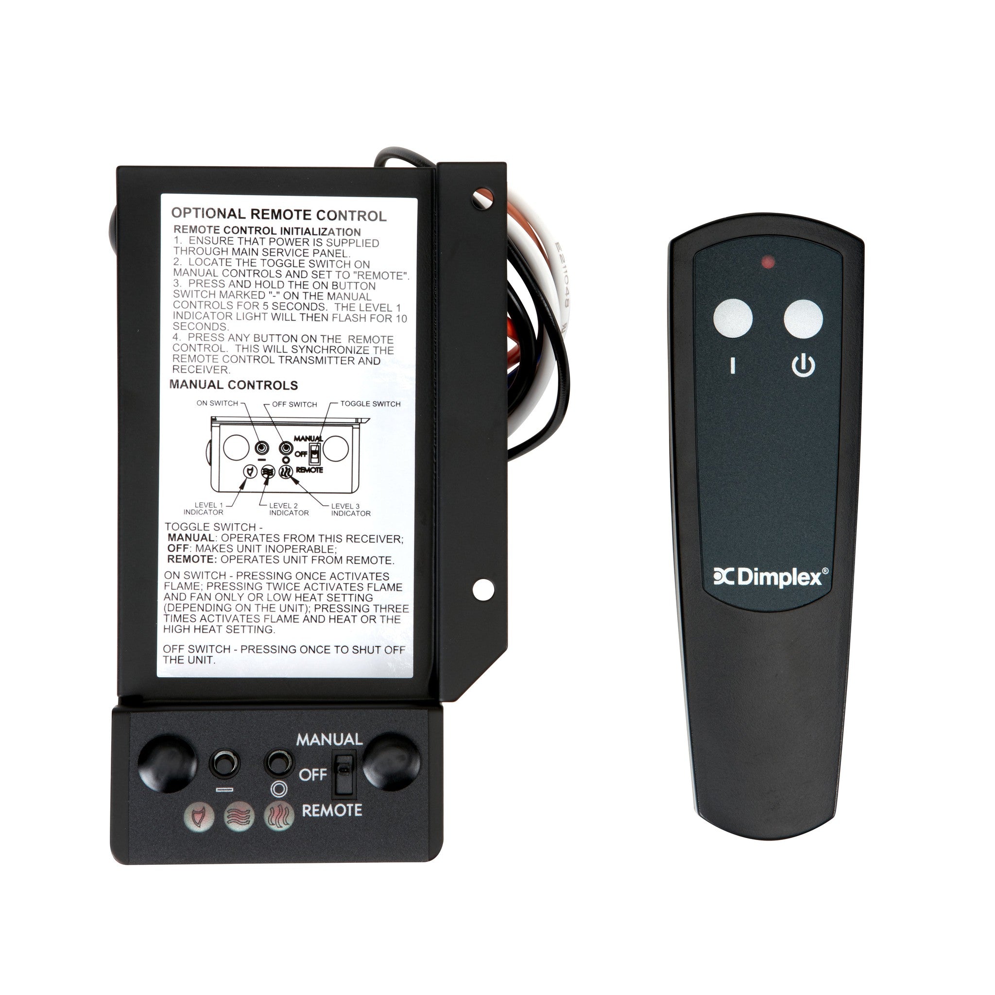Dimplex Fireplace Controller DIMPLEX BFRC-KIT 3-Stage Remote Control Kit – US Fireplace Store