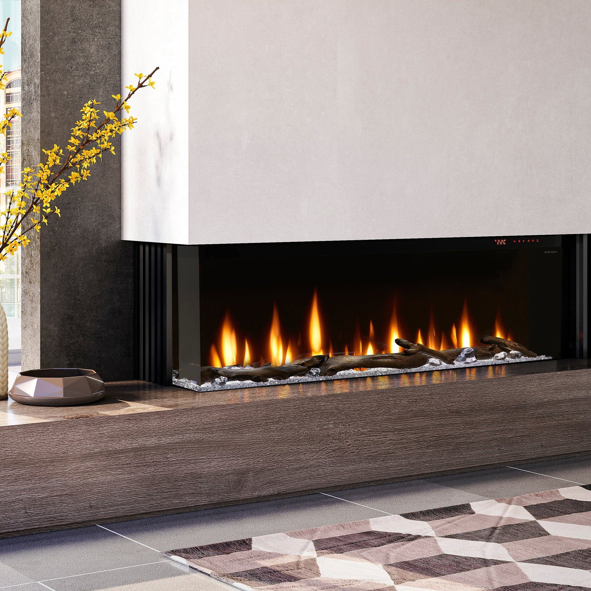 Dimplex Ignite Bold 60" Vent-Free Built-in Linear Electric Fireplace
