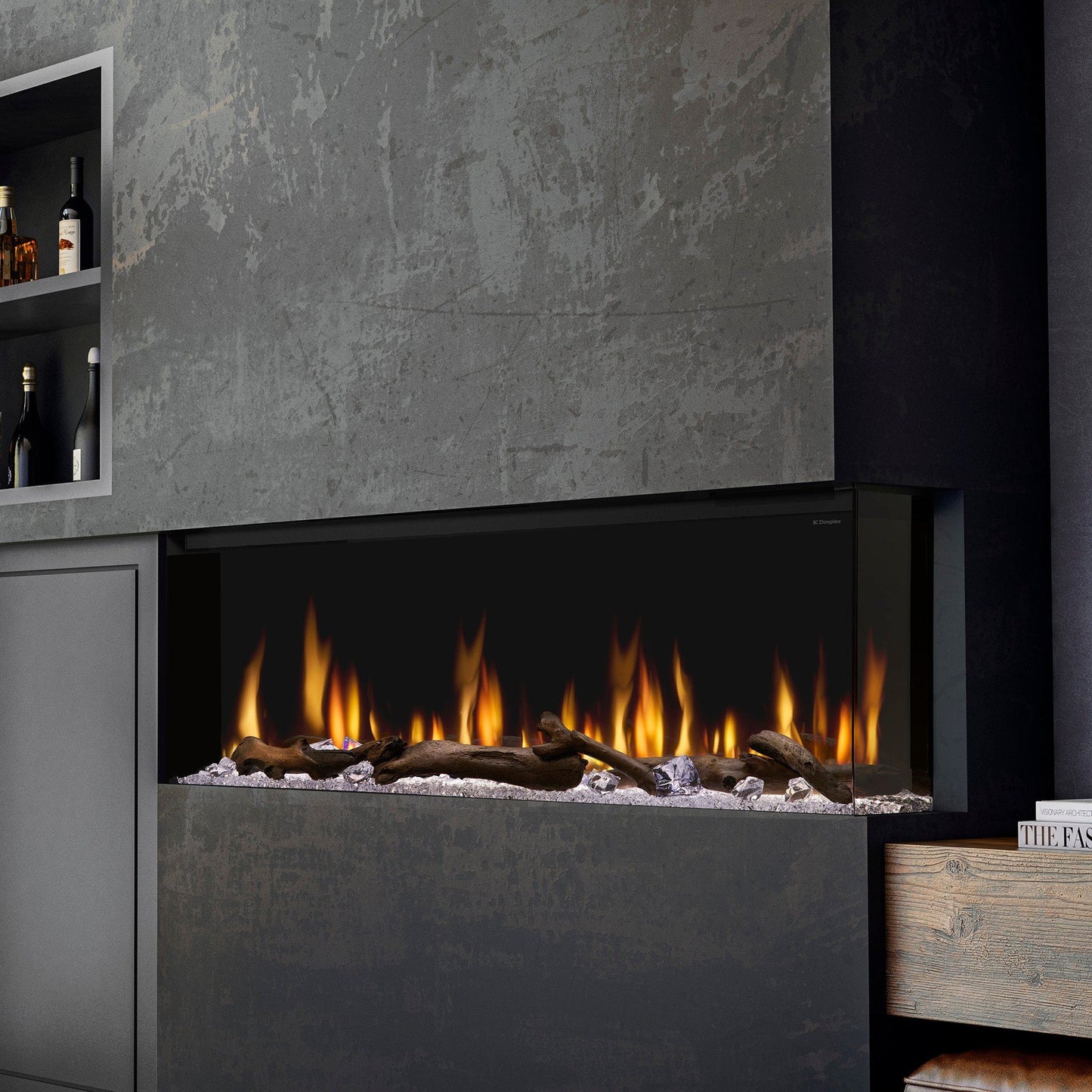 Dimplex Ignite Bold 60" Vent-Free Built-in Linear Electric Fireplace