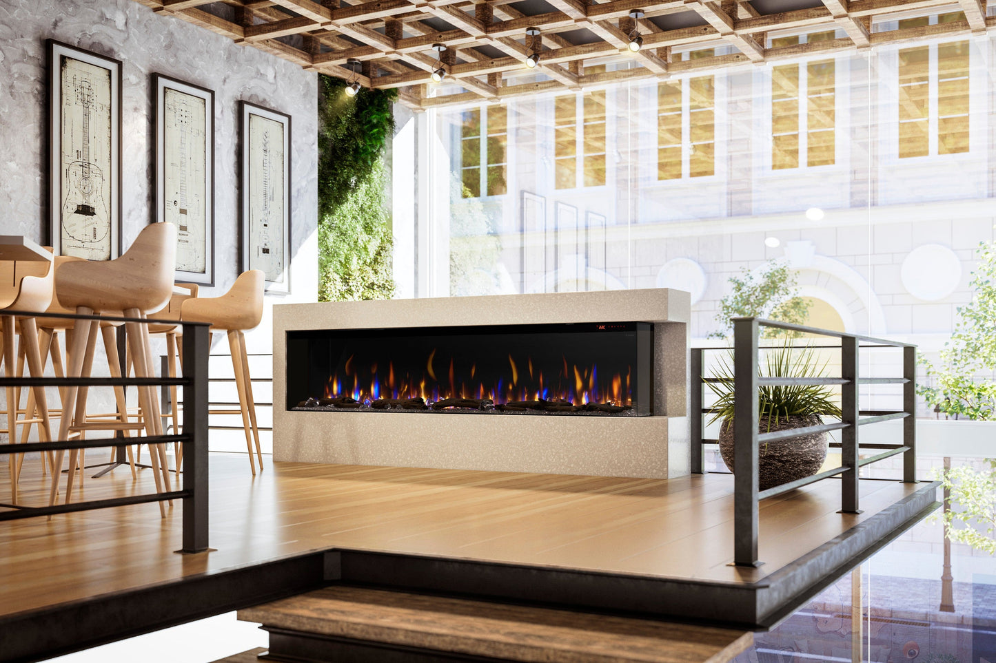 Dimplex Ignite Bold 88" Built-in Linear Electric Fireplace