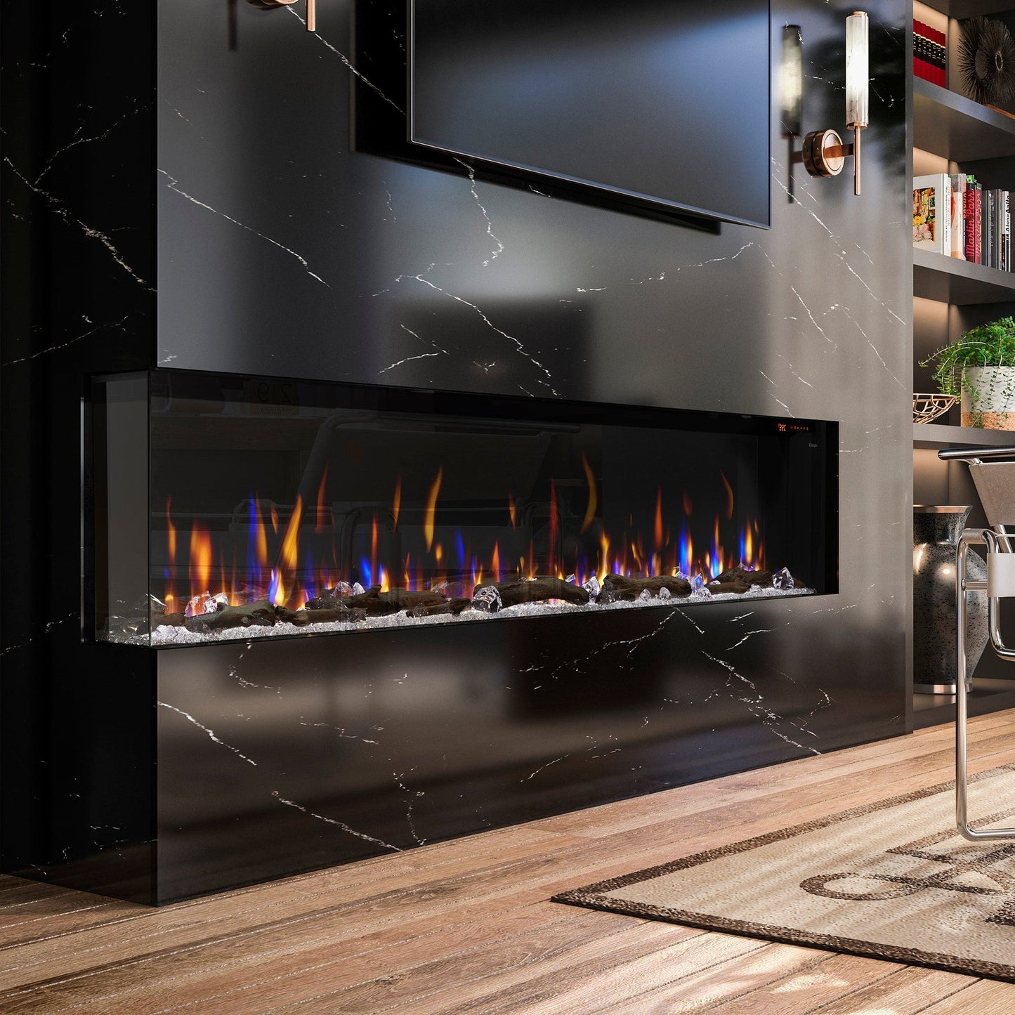 Dimplex Ignite Bold 88" Built-in Linear Electric Fireplace