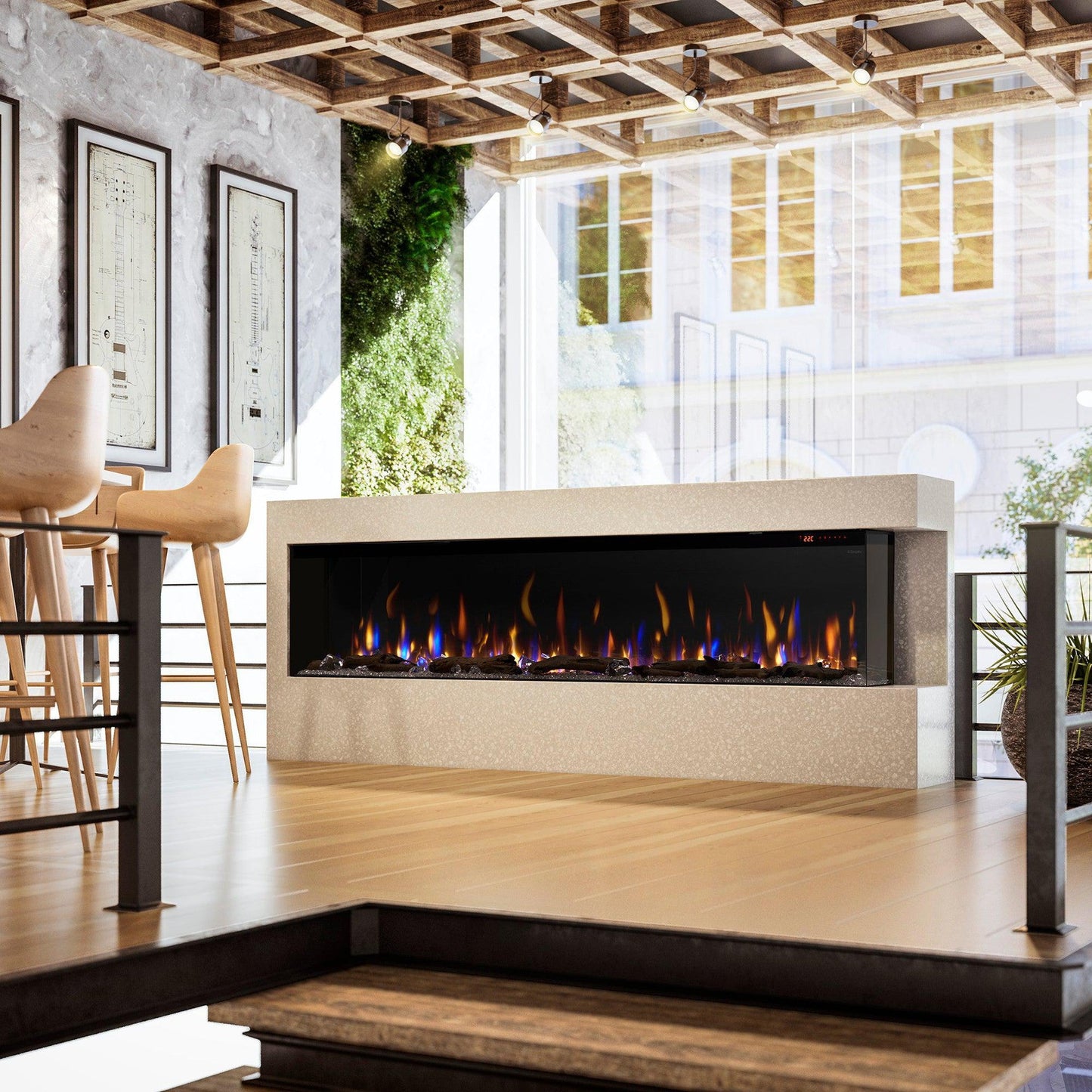 Dimplex Ignite Bold 88" Built-in Linear Electric Fireplace