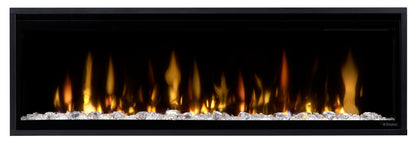 Dimplex Ignite Evolve 50" Built-in Linear Electric Fireplace With Tumbled Glass and Driftwood Media