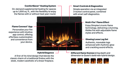 Dimplex Ignite Quest 30" Built-in Electric Fireplace