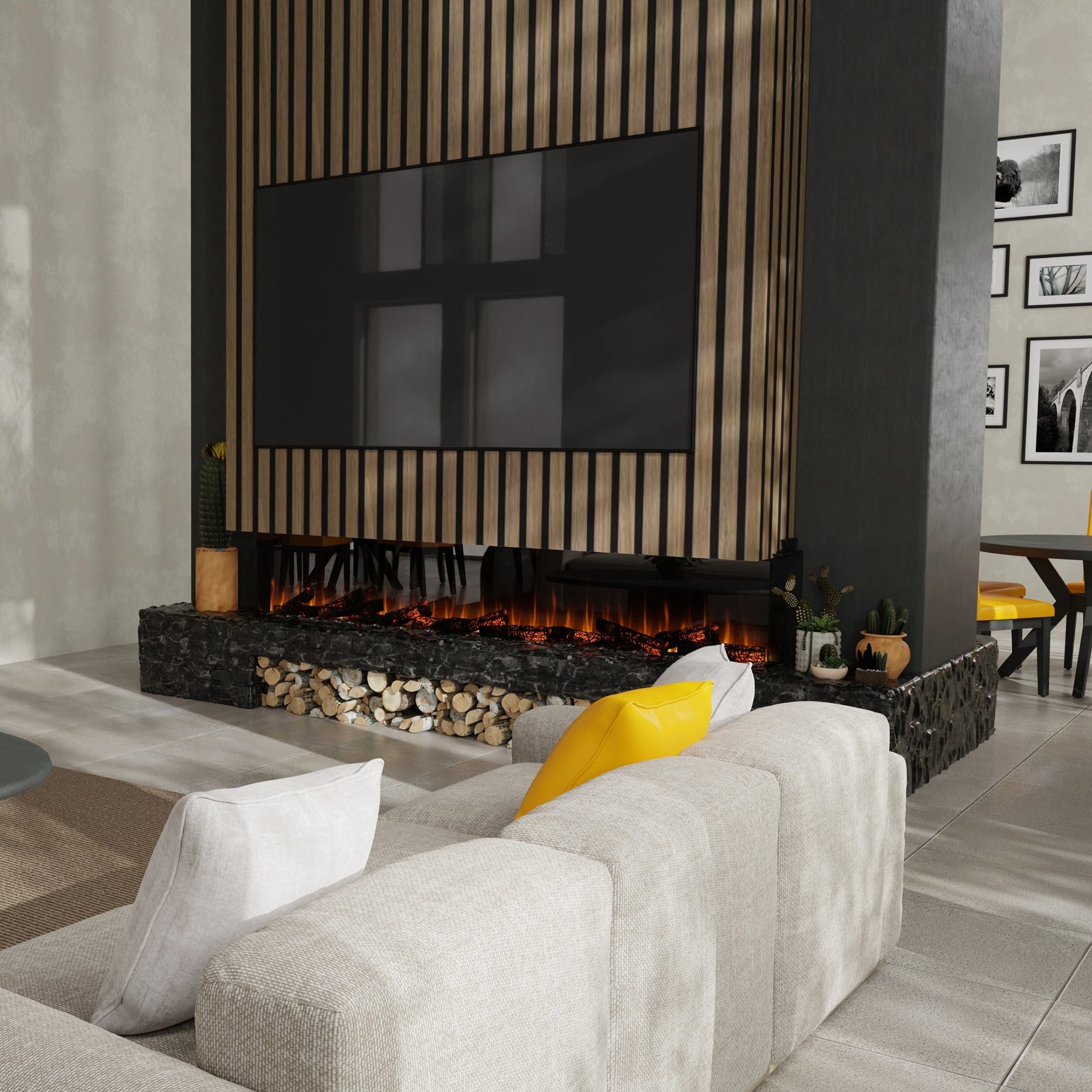 Dimplex Ignite Ultra 100" Built-in Linear Electric Fireplace