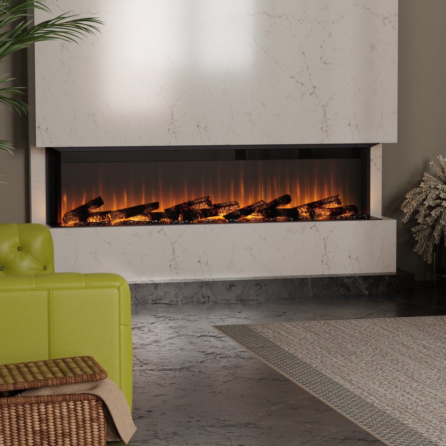 Dimplex Ignite Ultra 88" Built-in Linear Electric Fireplace