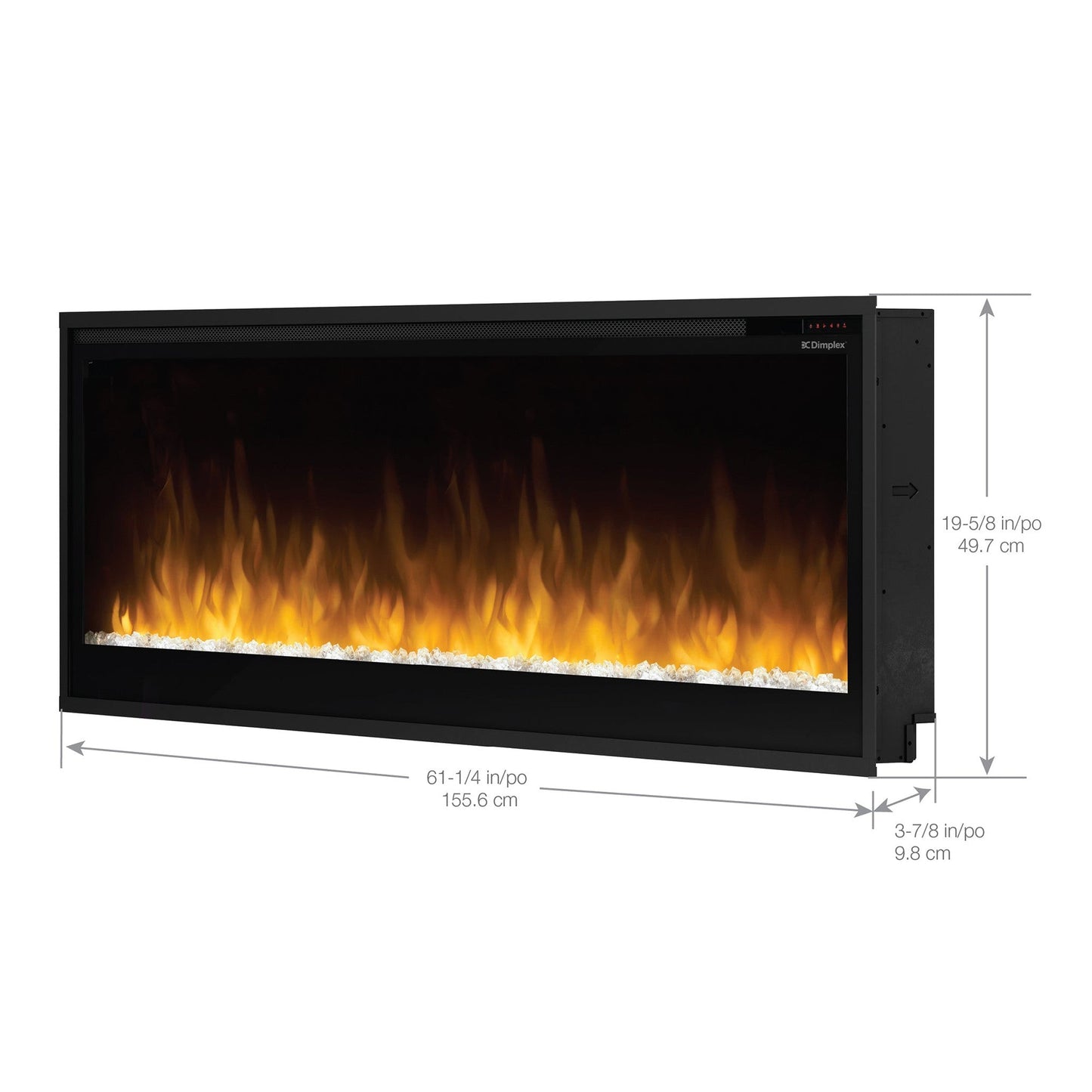 Dimplex Multi-Fire Slim Linear 60" Built-in Linear Electric Fireplace