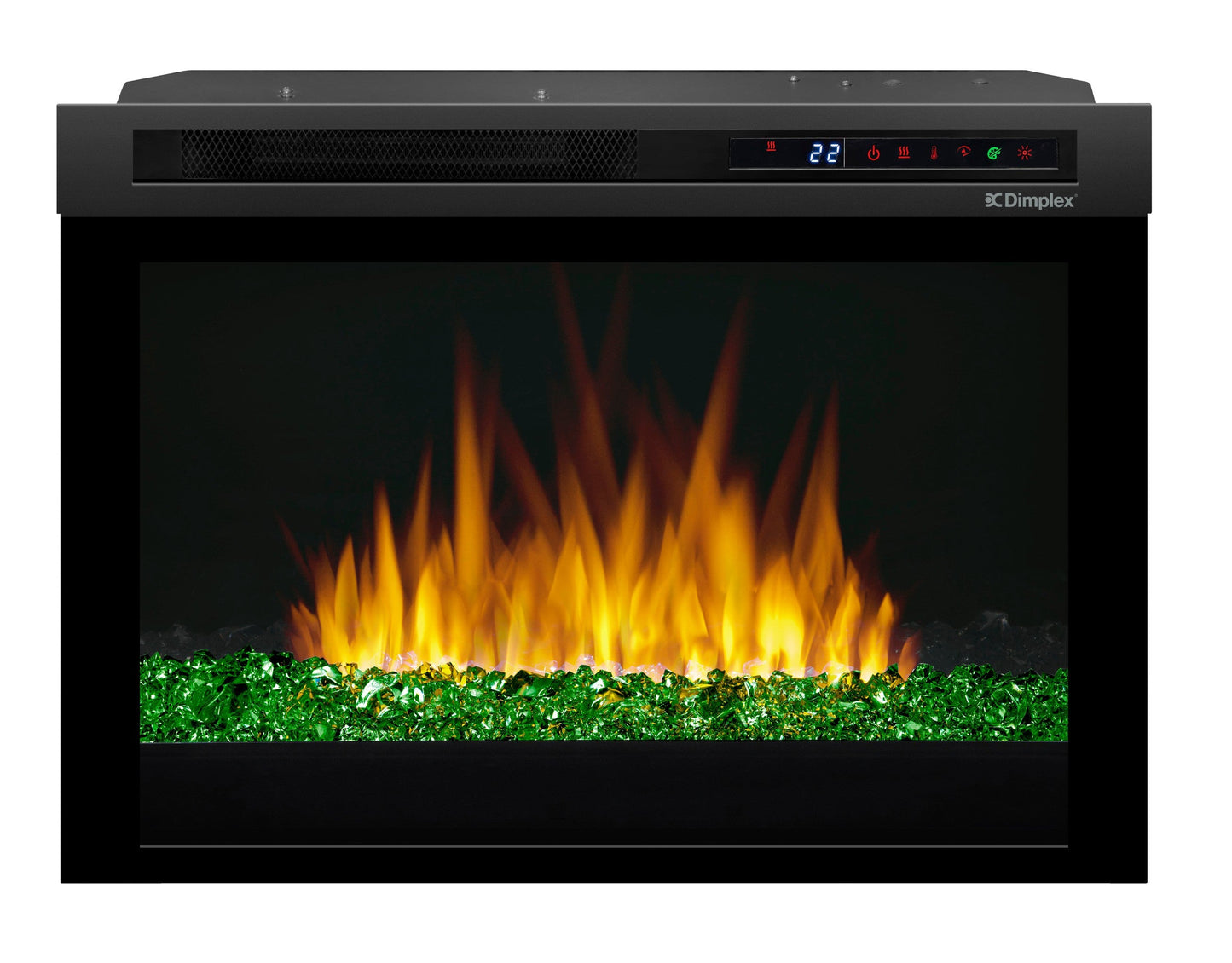 Dimplex Nova 26" Plug-in Electric Firebox With Acrylic Crystals Ember Bed