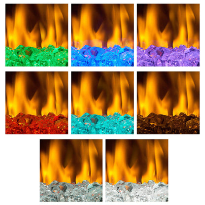 Dimplex Nova 28" Plug-in Electric Firebox With Acrylic Crystals Ember Bed