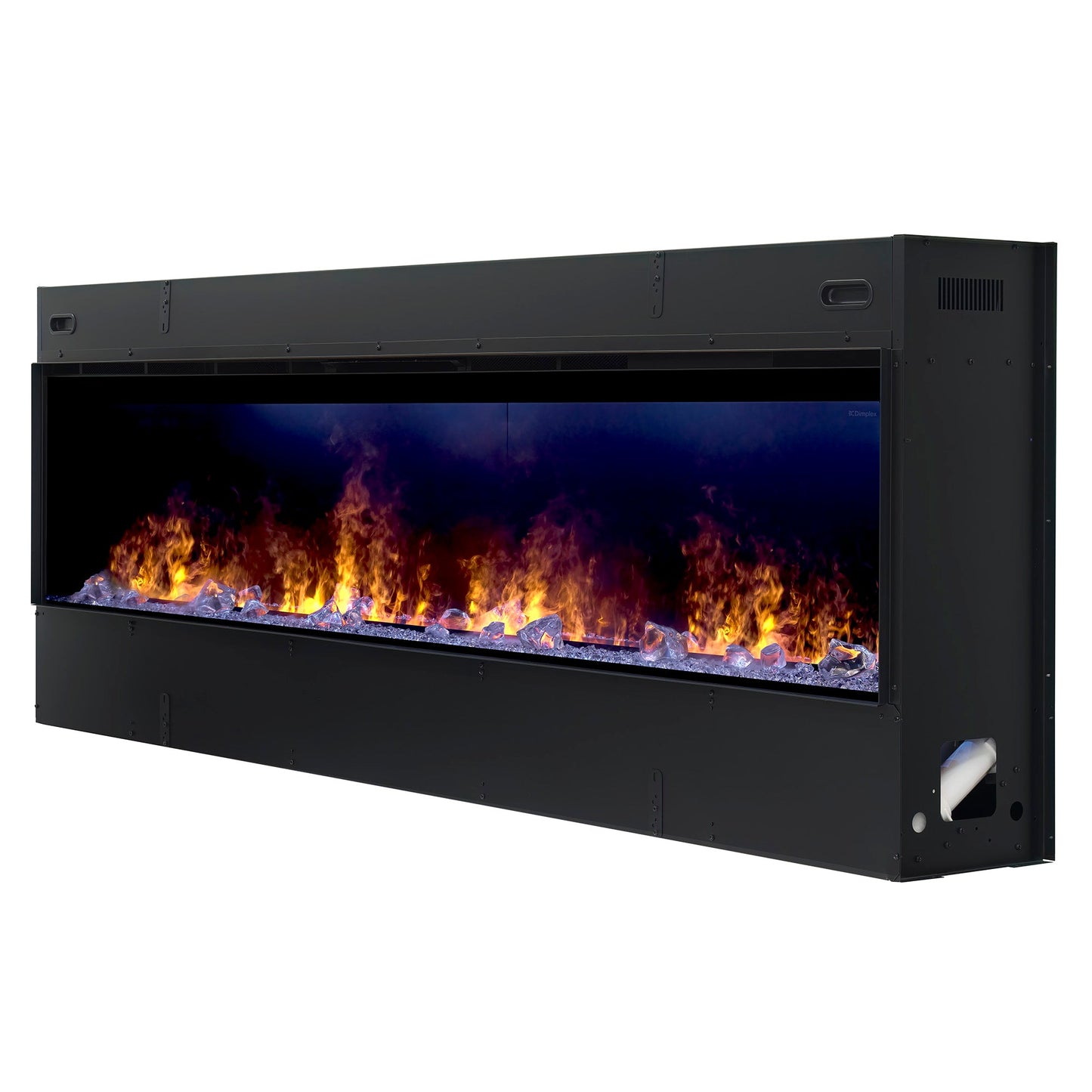 Dimplex Optimyst Linear 86" Electric Fireplace With Acrylic Ice and Driftwood Media