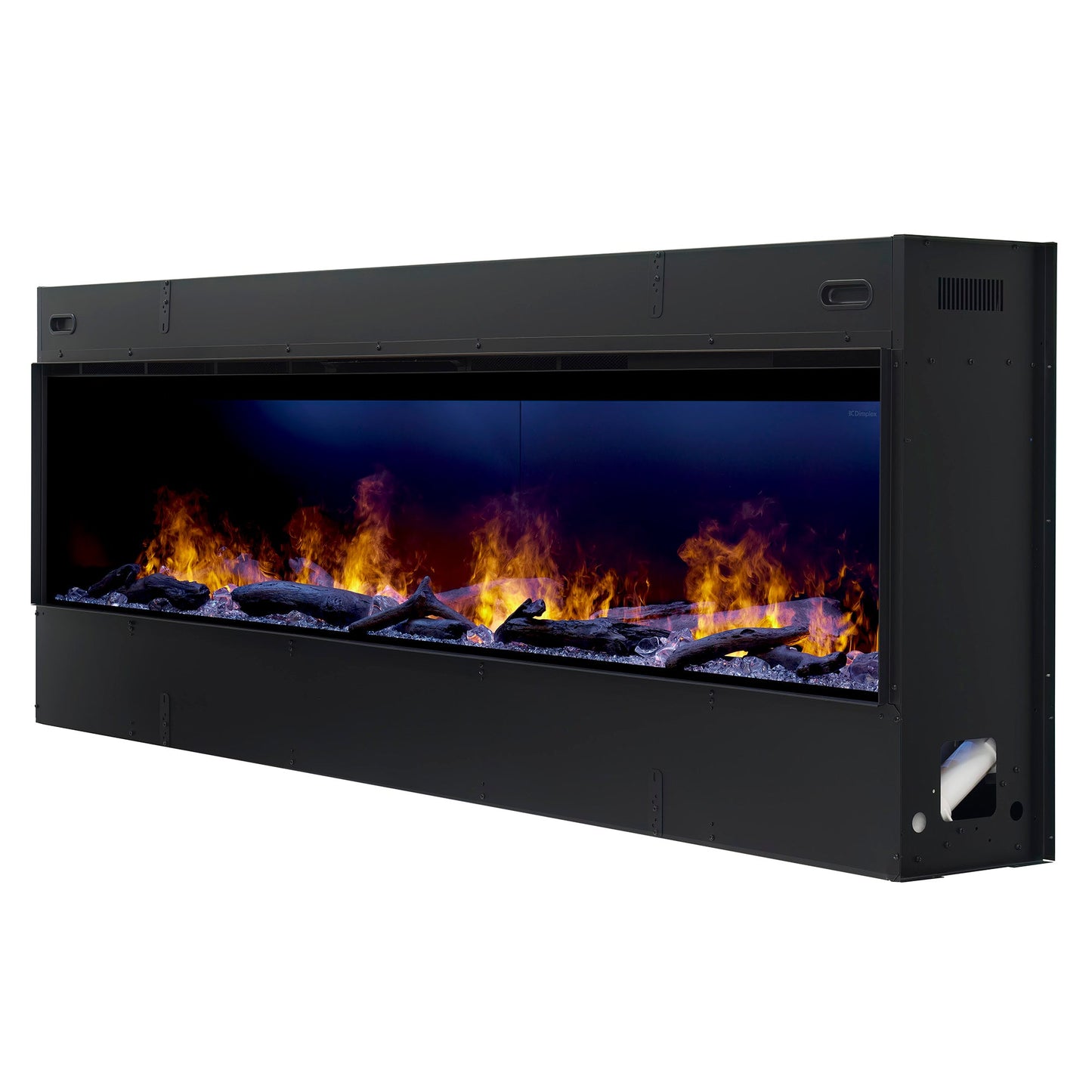 Dimplex Optimyst Linear 86" Electric Fireplace With Acrylic Ice and Driftwood Media