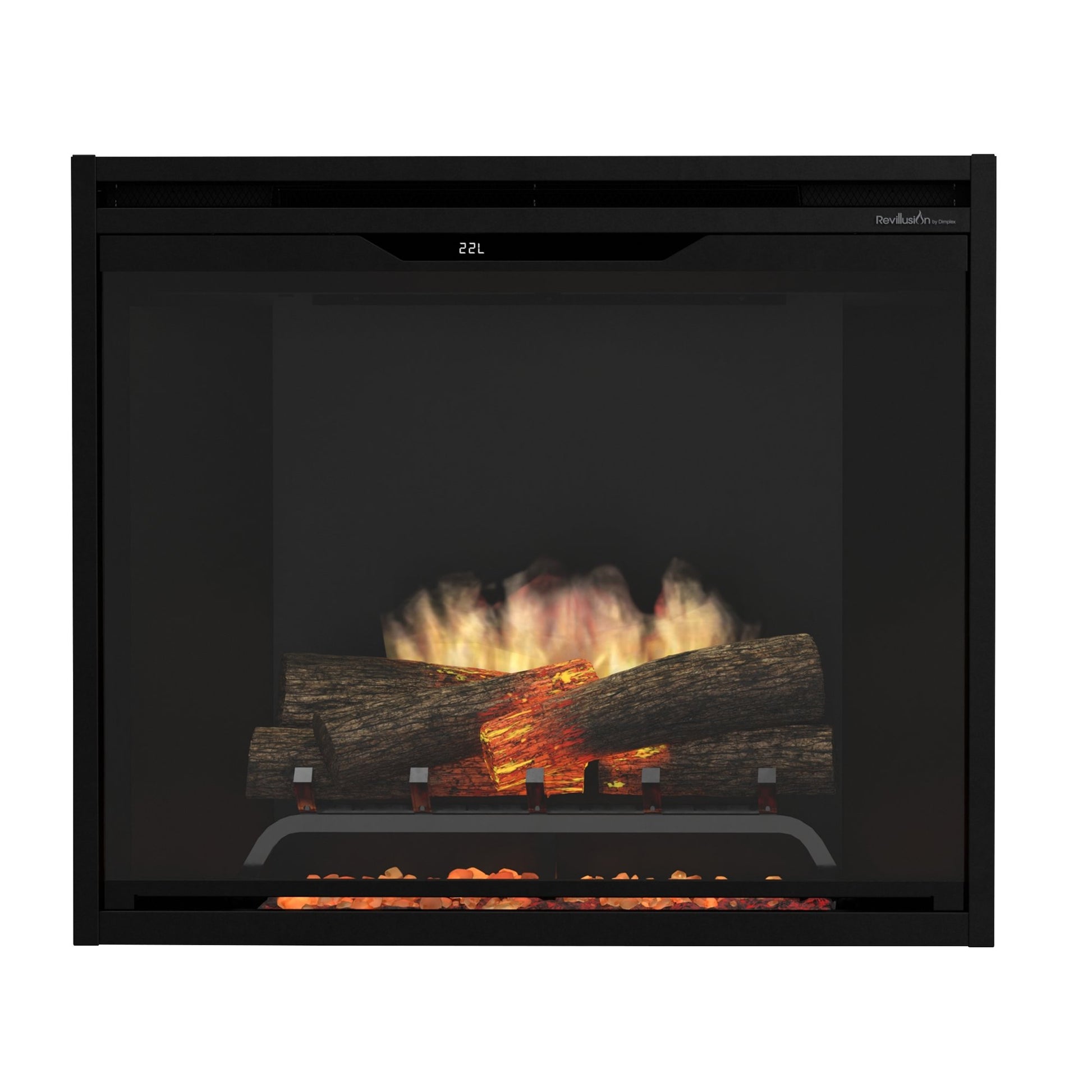 Dimplex Revillusion 30" Built-in Electric Firebox With Black Backer