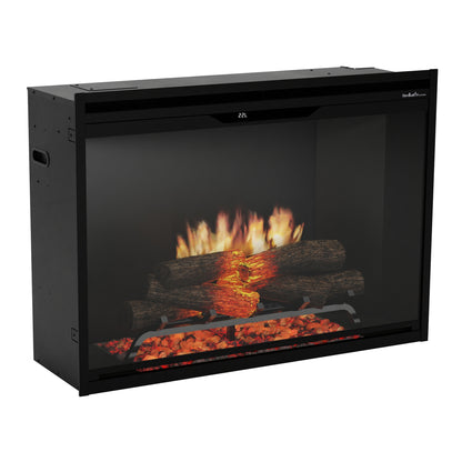 Dimplex Revillusion 36" Built-in Electric Firebox With Black Backer