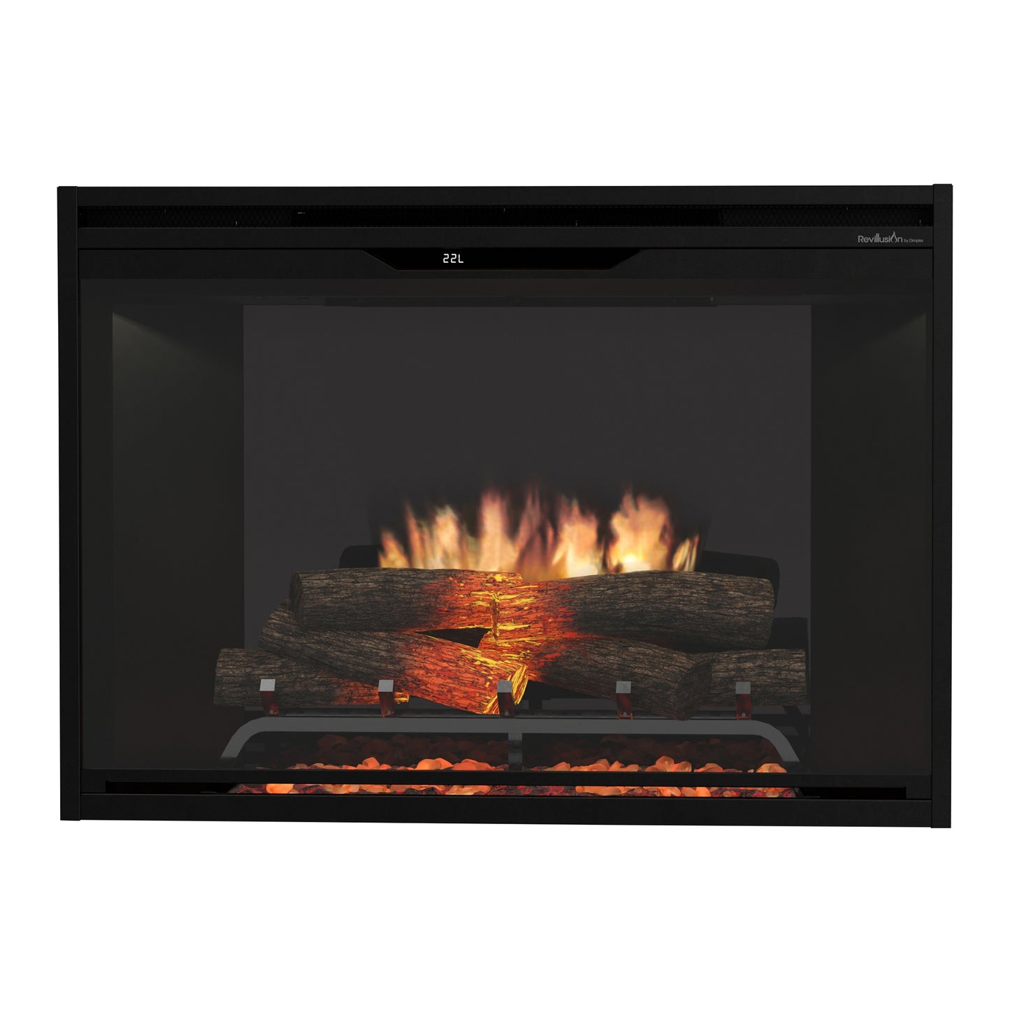 Dimplex Revillusion 36" Built-in Electric Firebox With Black Backer