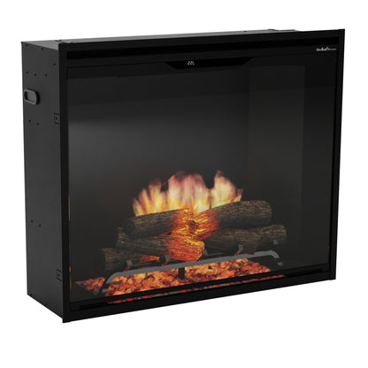 Dimplex Revillusion 36" Portrait Built-in Electric Firebox With Black Backer