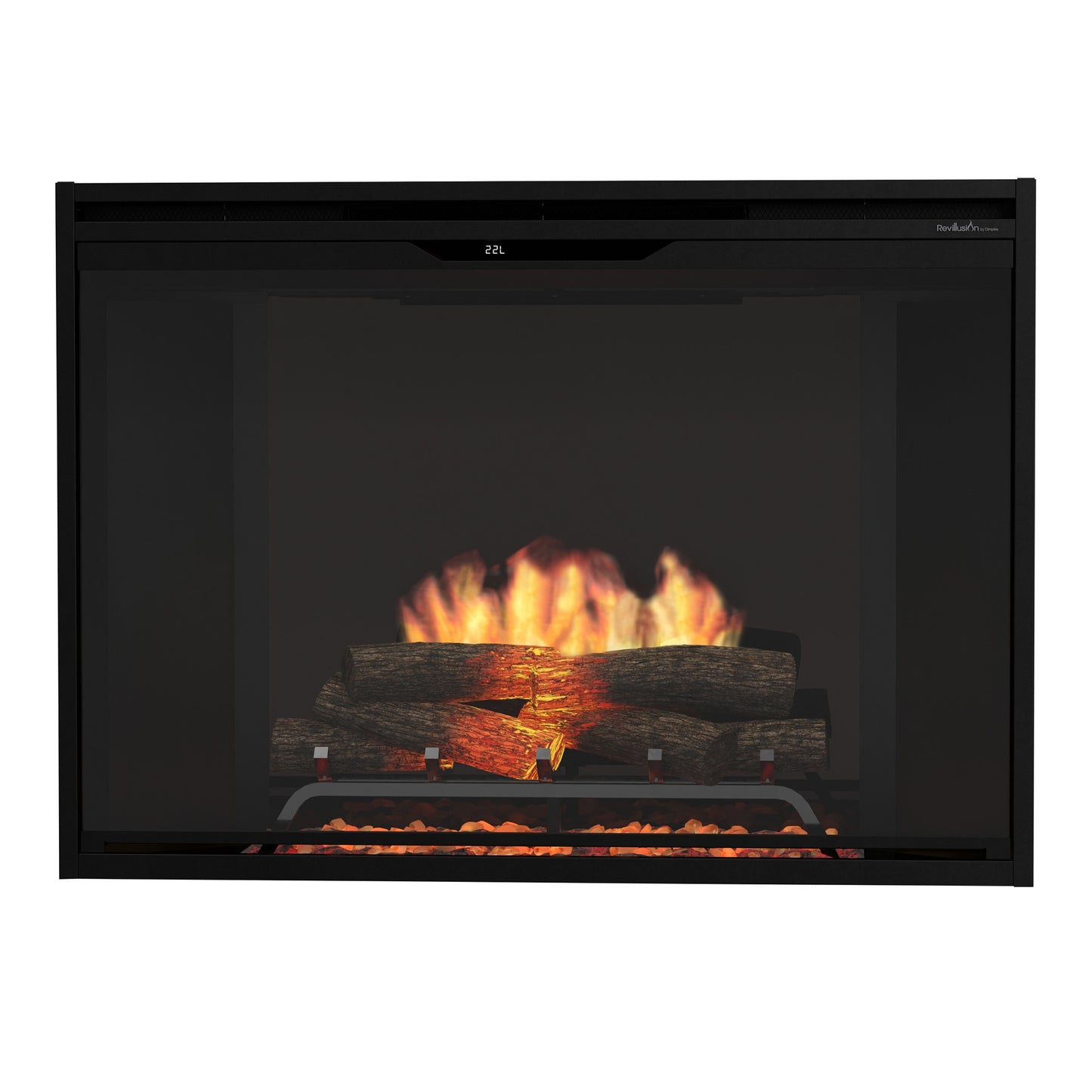 Dimplex Revillusion 42" Built-in Electric Firebox With Black Backer