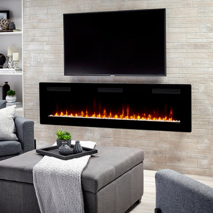 Dimplex Sierra 72" Wall-Mount/Tabletop Linear Electric Fireplace