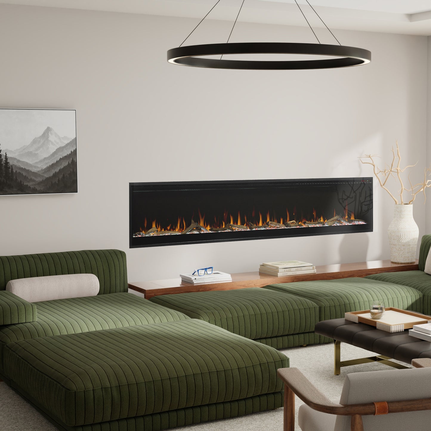 Dimplex Vital Essence 100" Built-in Linear Electric Fireplace